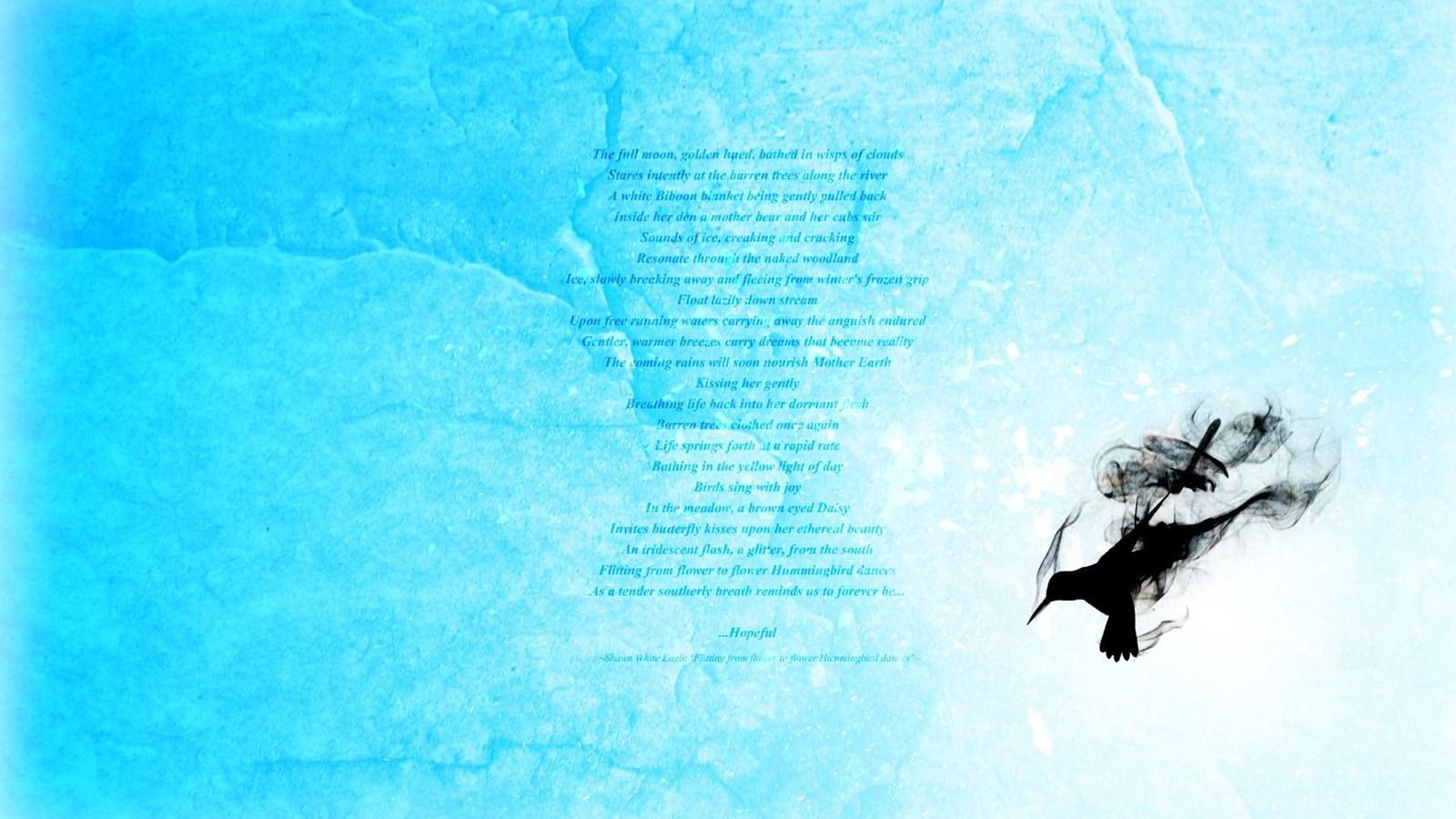 Hummingbird Poem Wallpaper By Neophytic Desktop