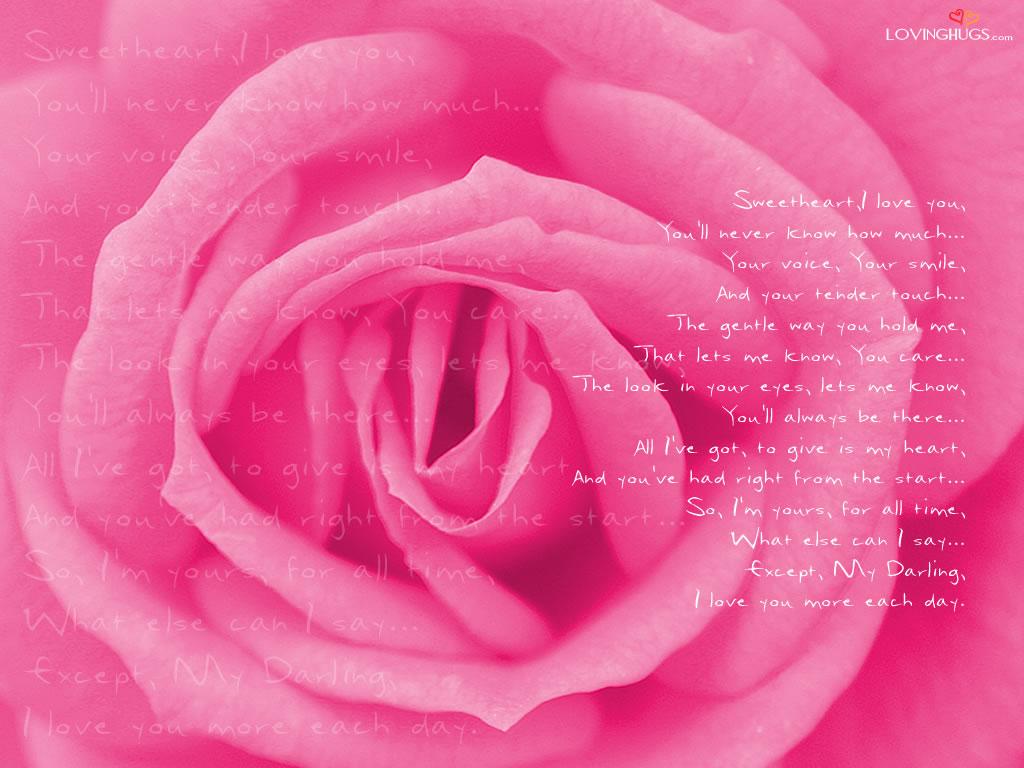 Poem Wallpaper- You'll Never Know