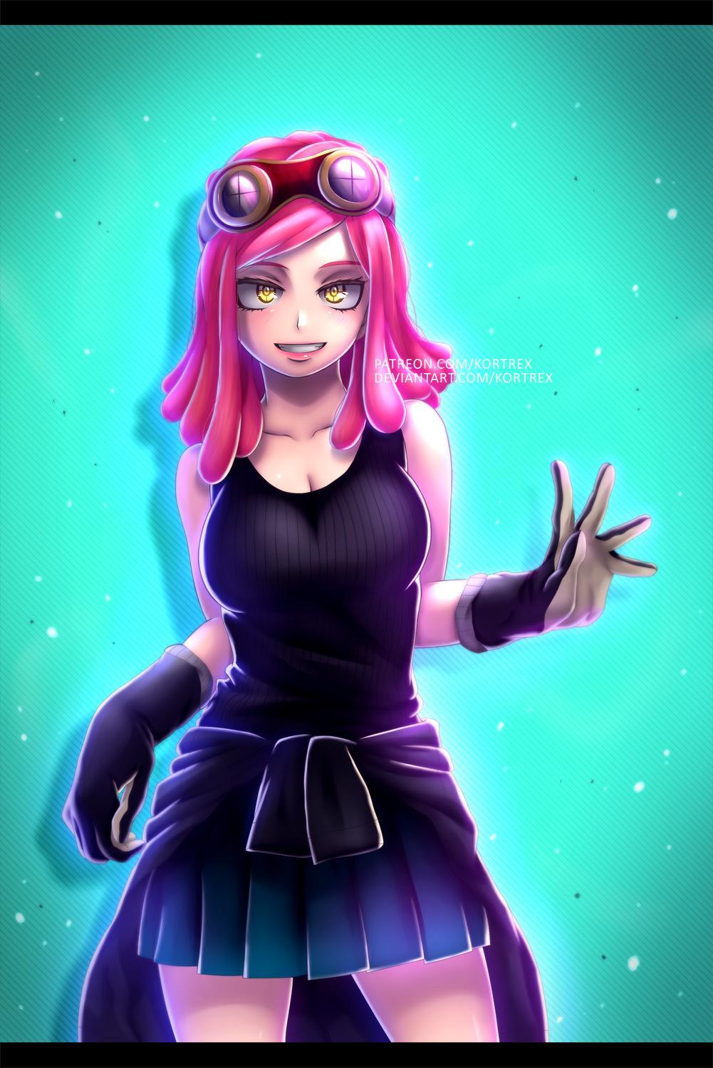 My coloring of Hori's Mei Hatsume sketch. Hope you like it
