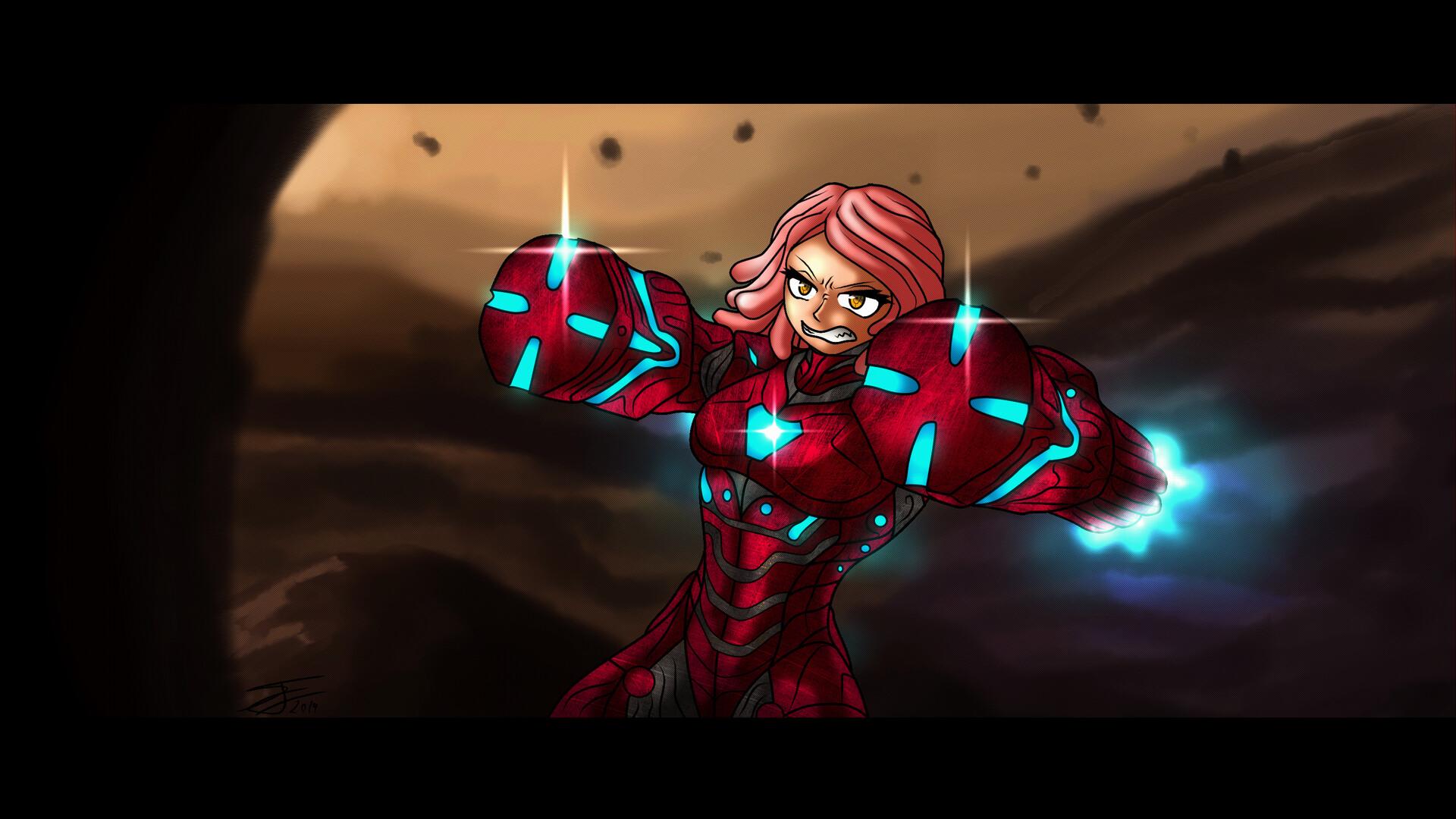 Federico Segovia - (Avengers) Iron Man + Mei Hatsume (BNHA)