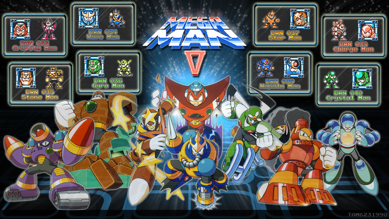 Mega Man Classic Wallpaper - (Background)