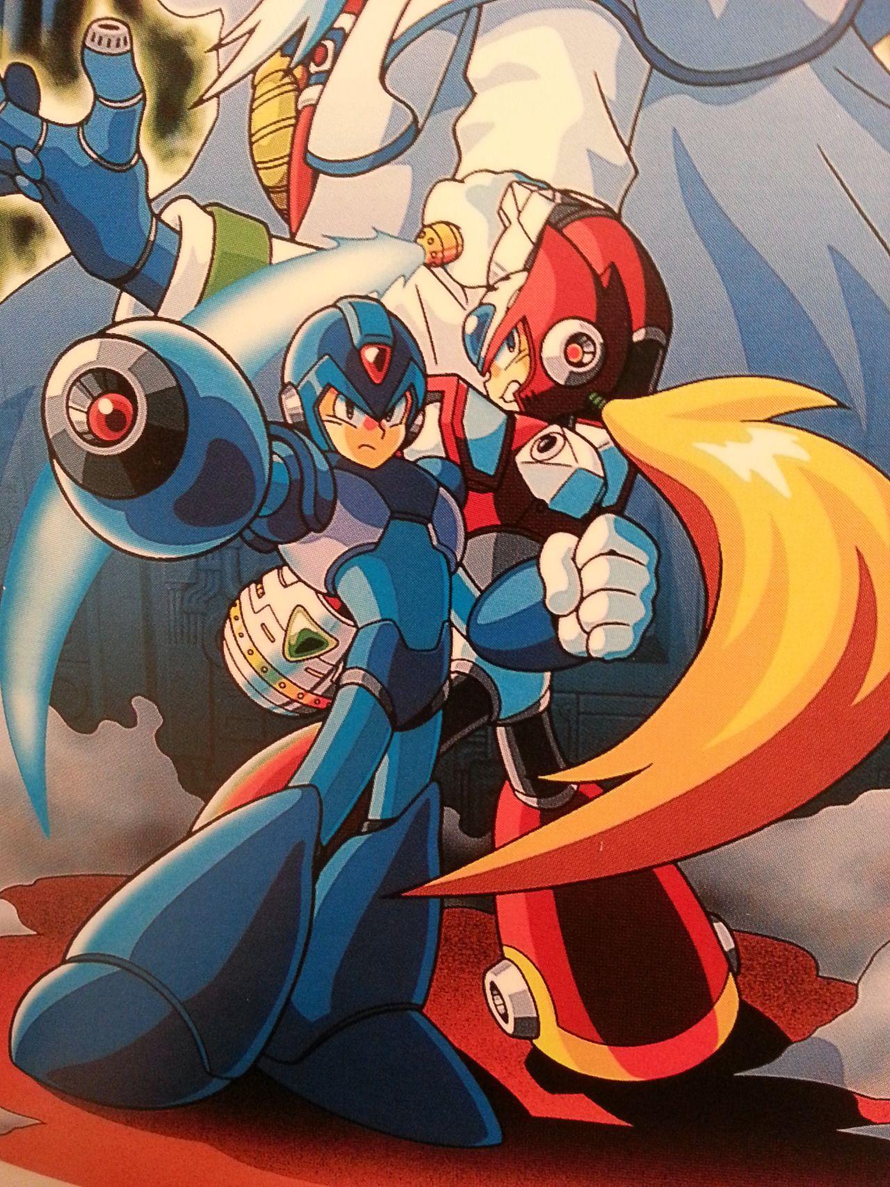 Megaman X & Zero.