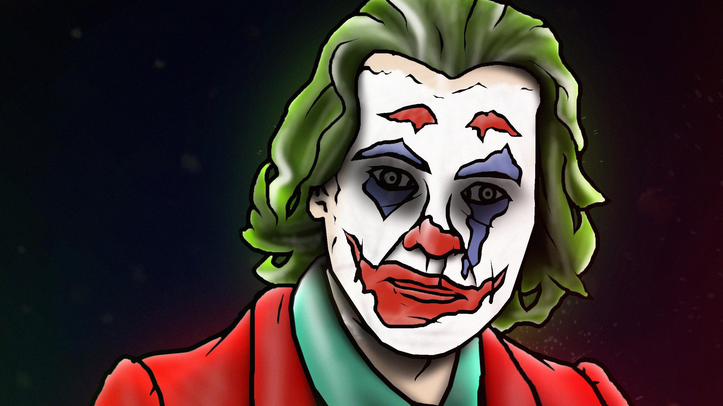 Joker Joaquin Phoenix Artwork, HD Superheroes, 4k Wallpaper, Image