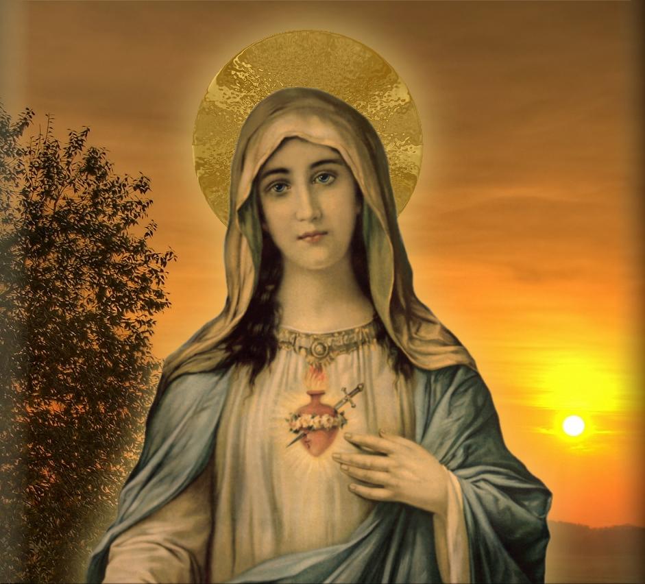 941x852px Holy Mary Wallpaper