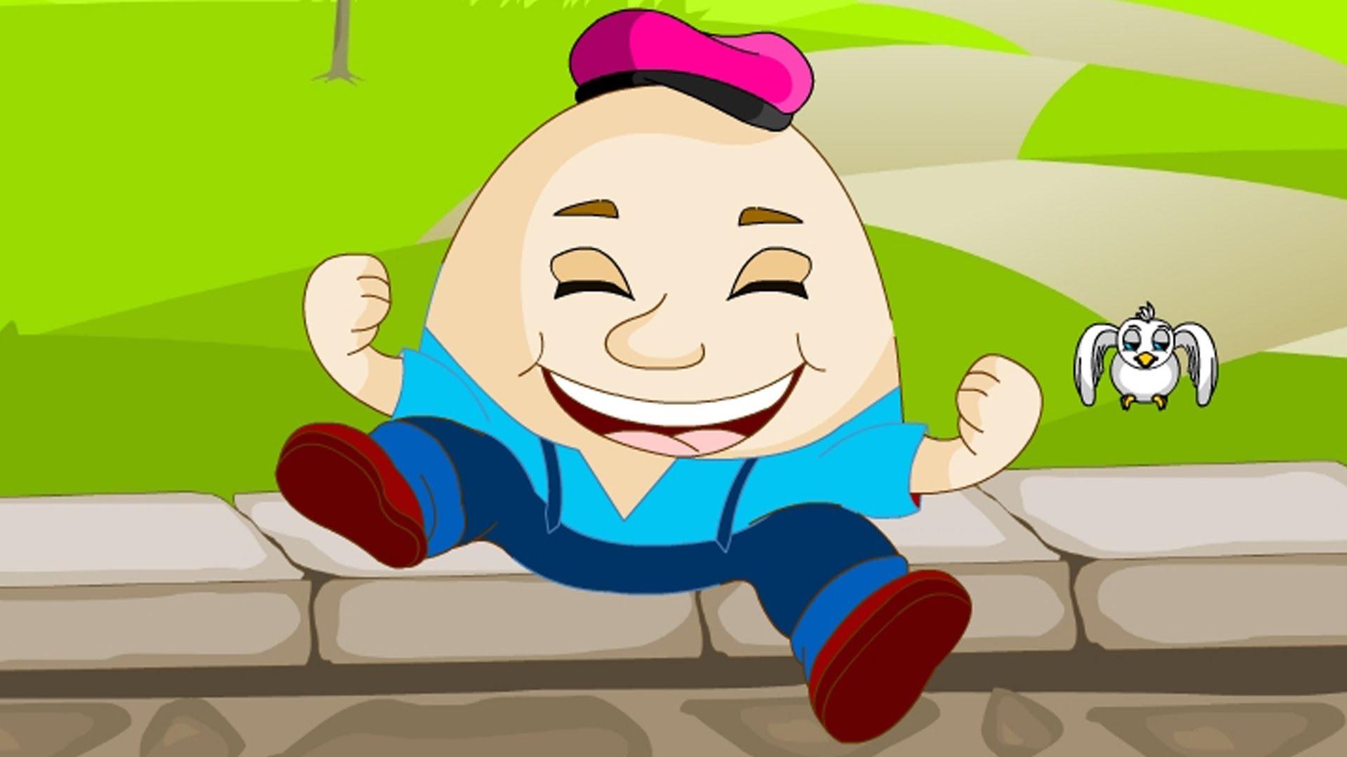 Humpty Dumpty Nursery Rhyme English Subtitles with Lyrics