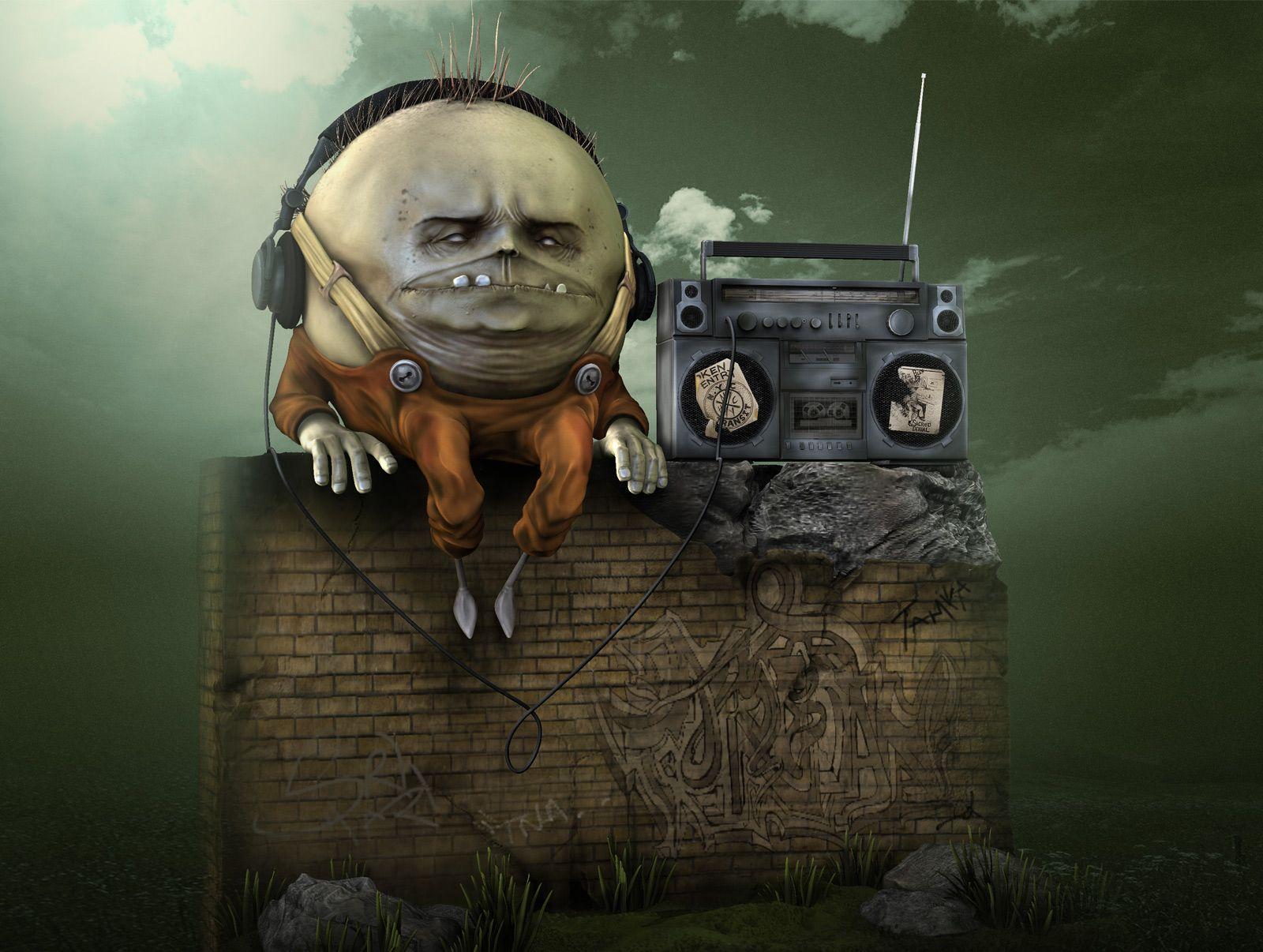 Humpty Dumpty by Aravindan. Fantastic Tales. Humpty