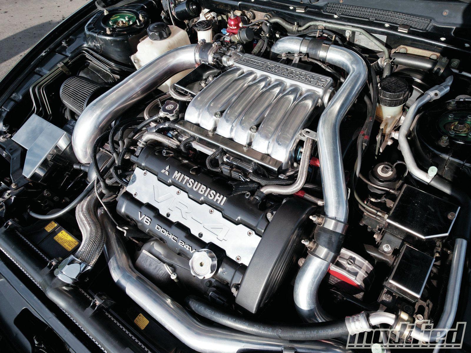 Mitsubishi 3000gt VR4 Engine wallpaperx1200