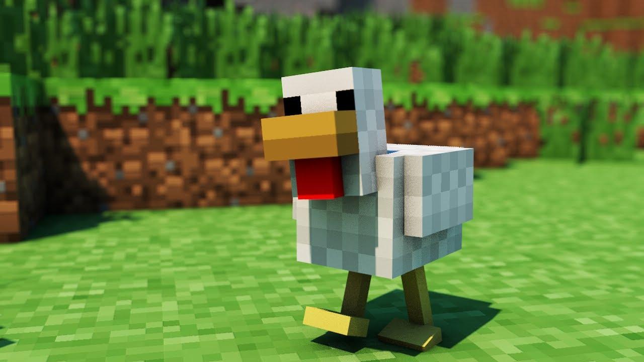 Minecraft Chicken Wallpaper