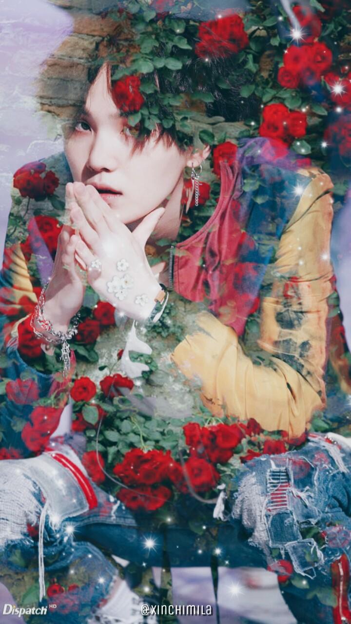 BTS Wallpaper Lock Screen Min Yoongi Suga FAKE LOVE