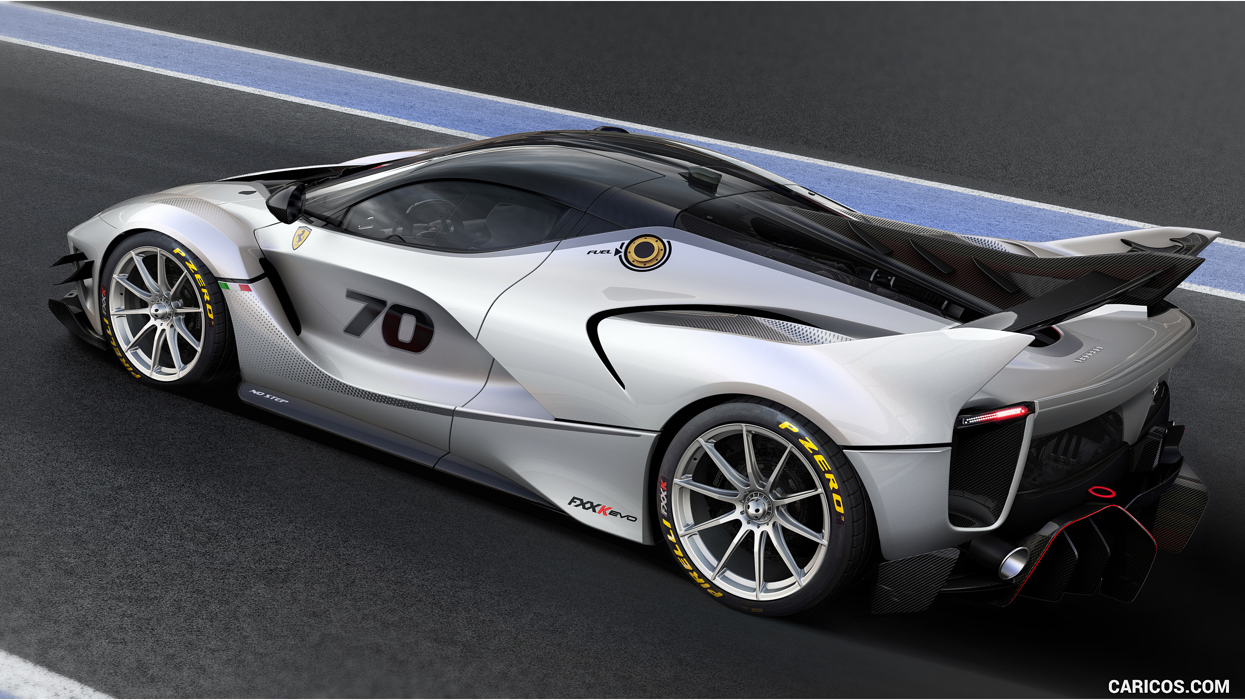 Ferrari FXX K Evo Three Quarter. HD Wallpaper