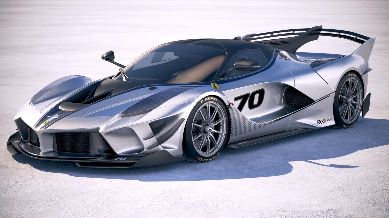 Ferrari Fxx K Evo Coloring Pages