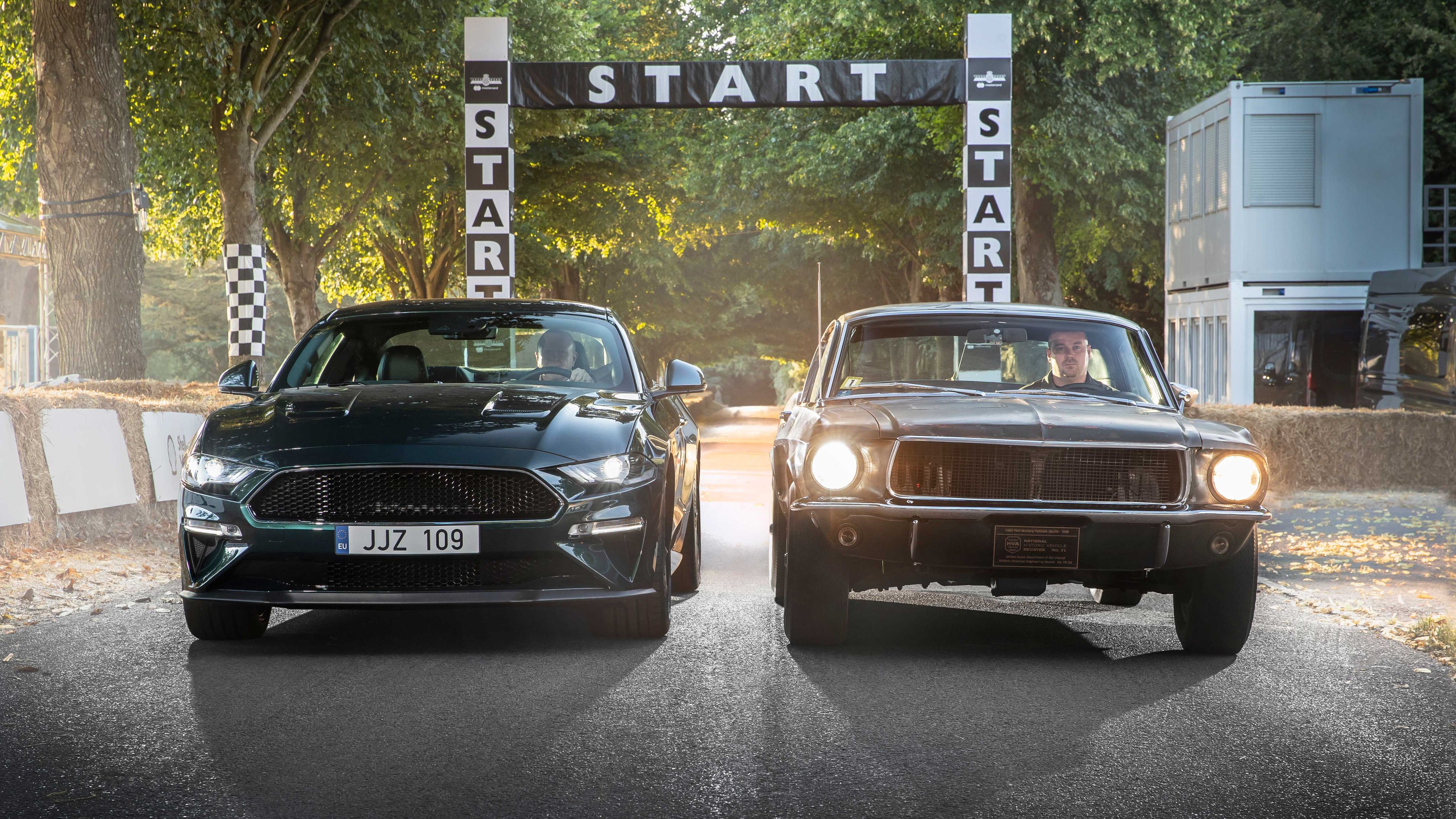 Ford Mustang Bullitt And GT Fastback 4k wallpaper mustang wallpaper