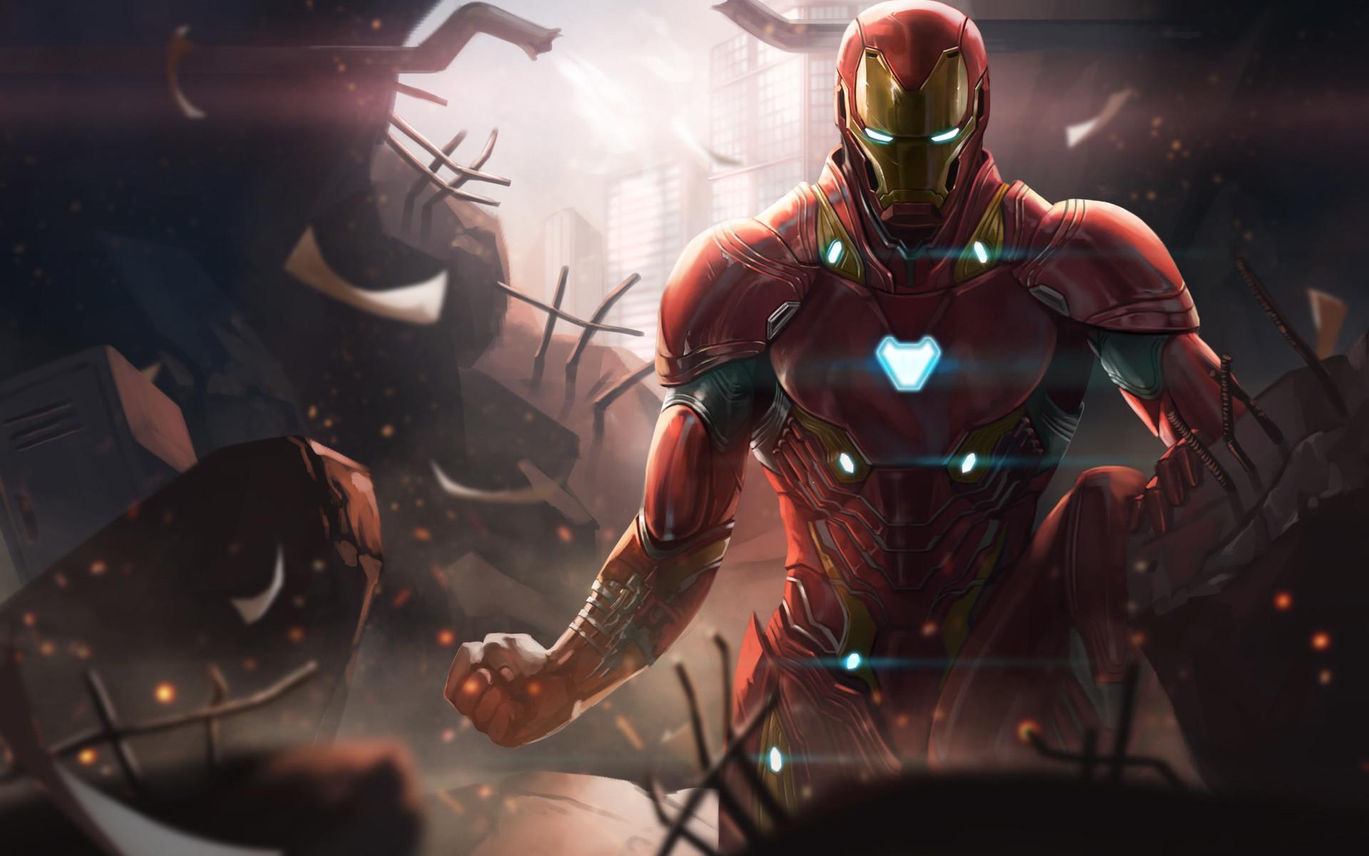 iron man avengers infinity war digital art fc 1920x1200