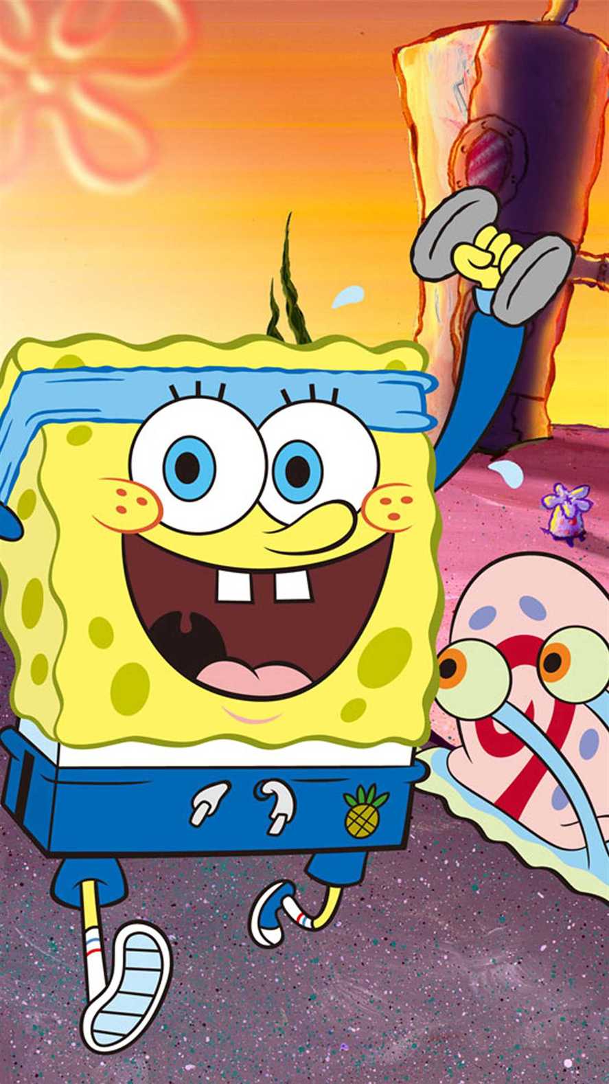 Characters Drawing Spongebob Wallpaper Gangsta Cartoons