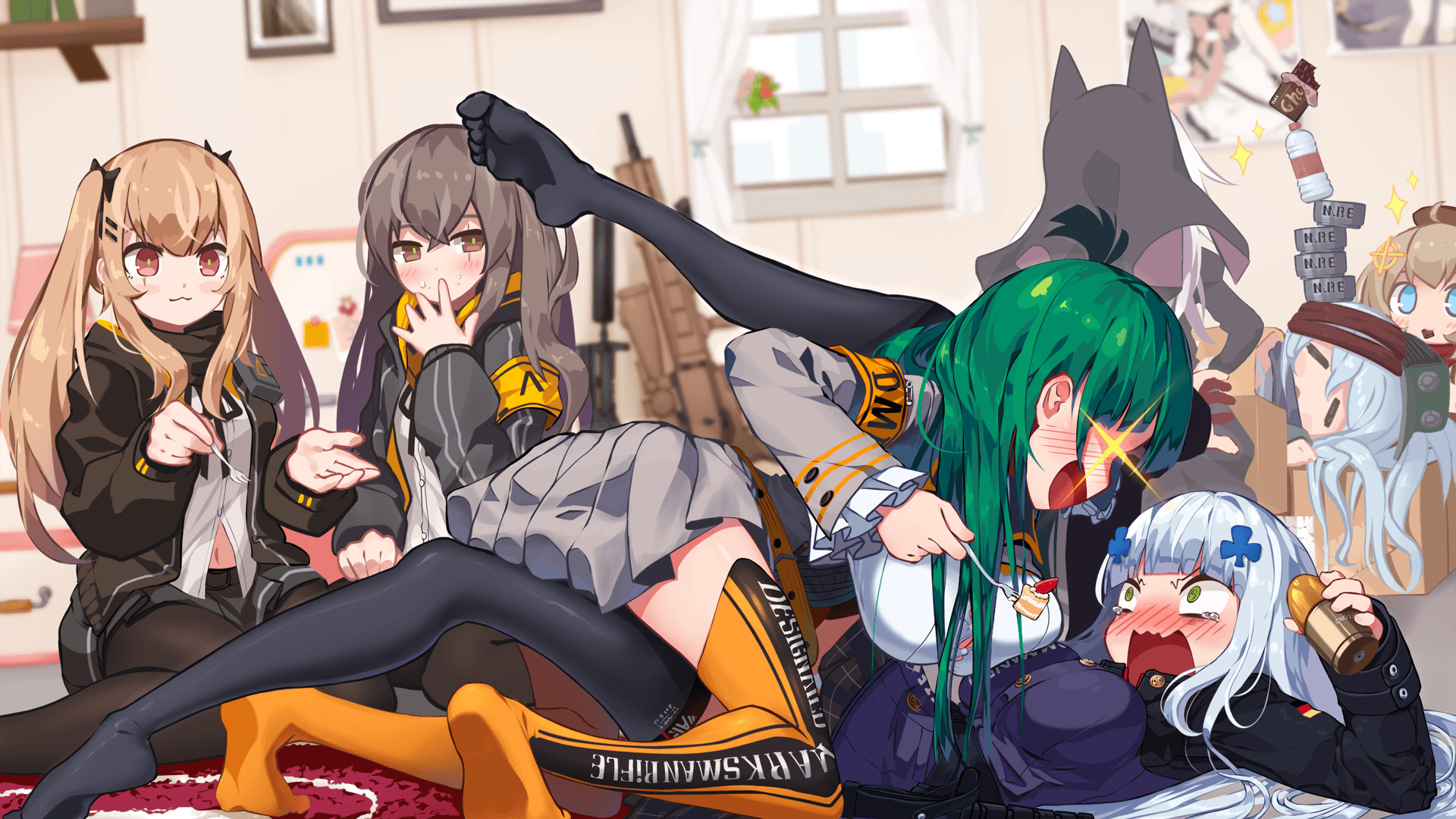 G11 And Hk416 Girls Frontline Wallpapers Wallpaper Cave - ump 45 roblox