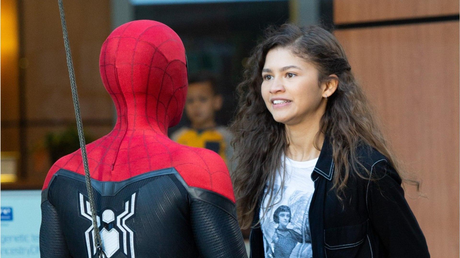 Tom Holland And Zendaya Spotted Filming Spider Man