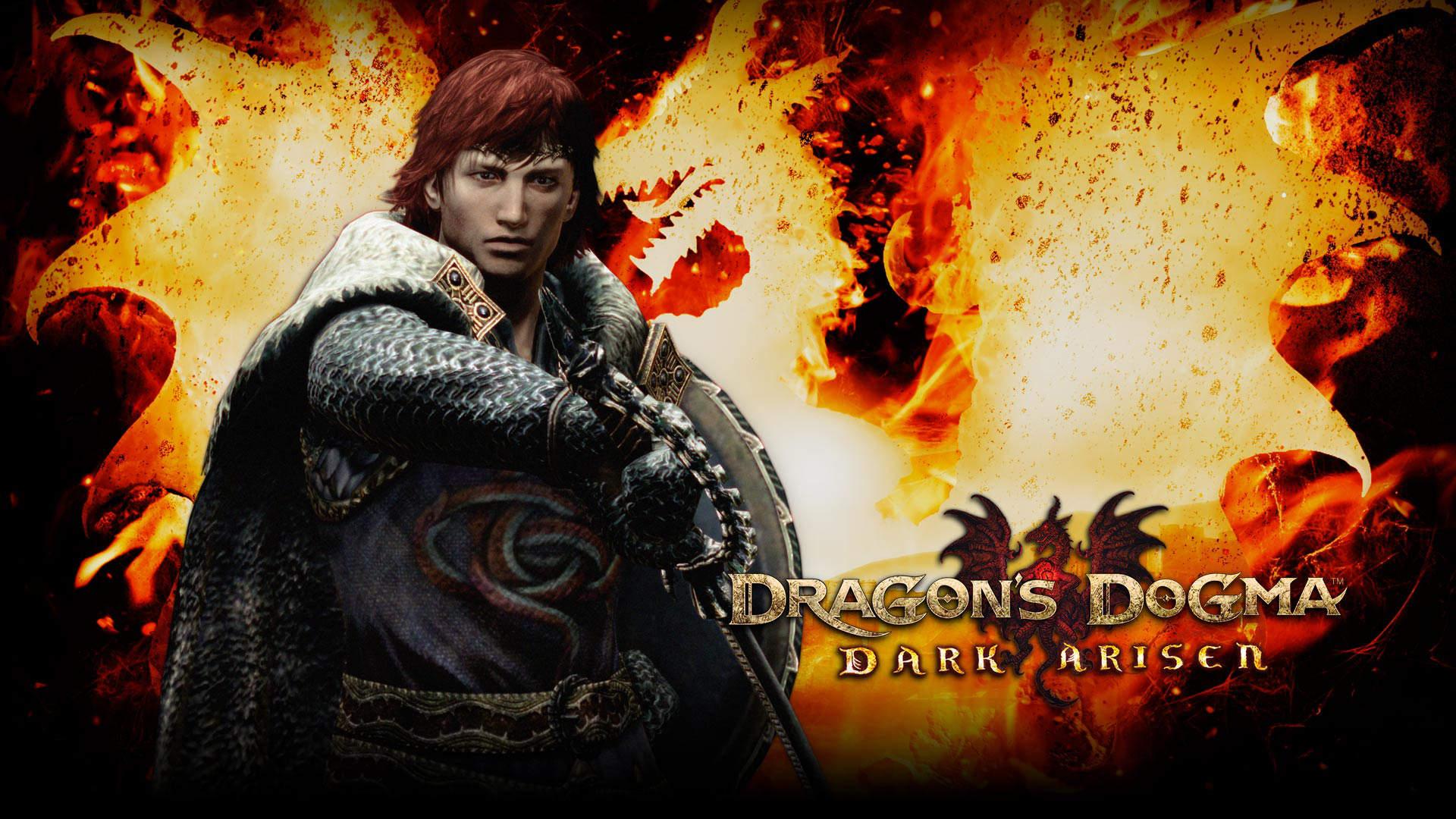 Game's hero. Wallpaper from Dragon's Dogma: Dark Arisen
