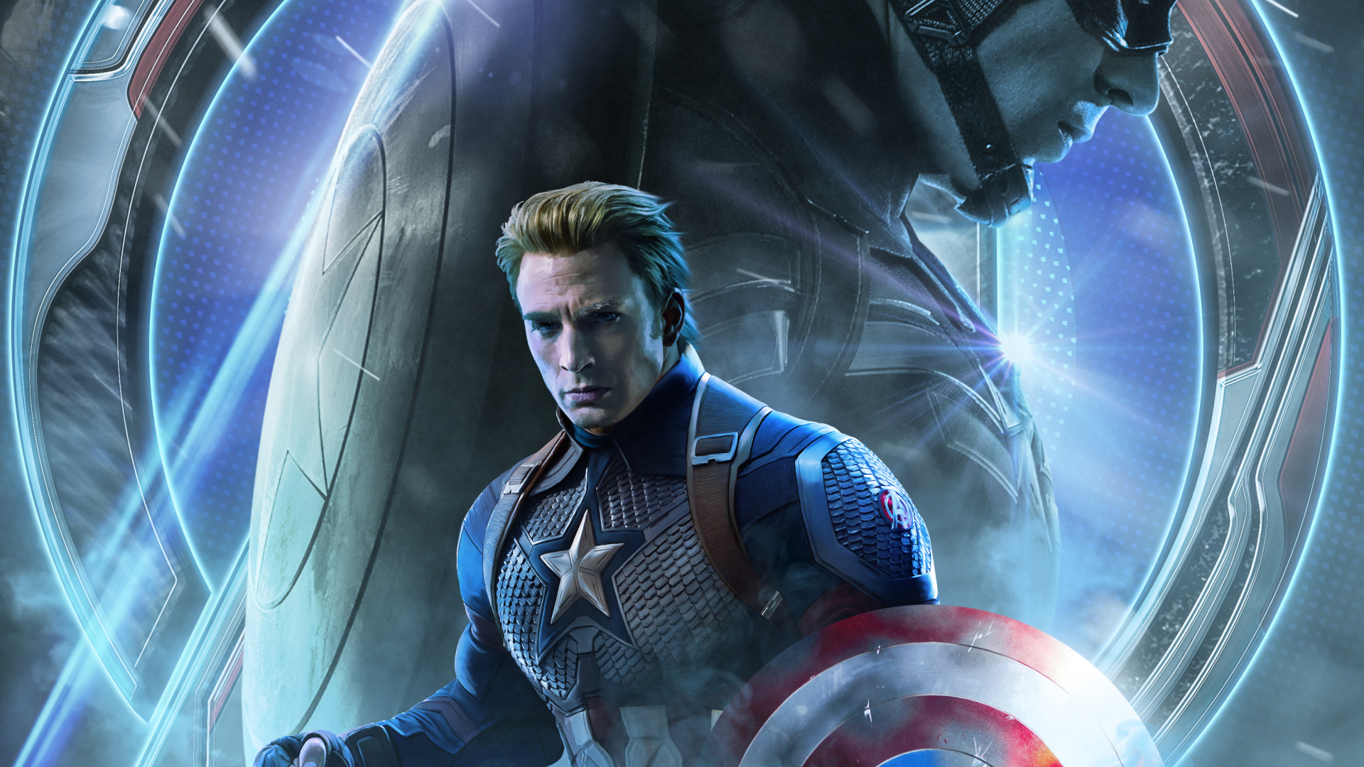 Avengers Endgame Captain America Poster Art 1080P Laptop