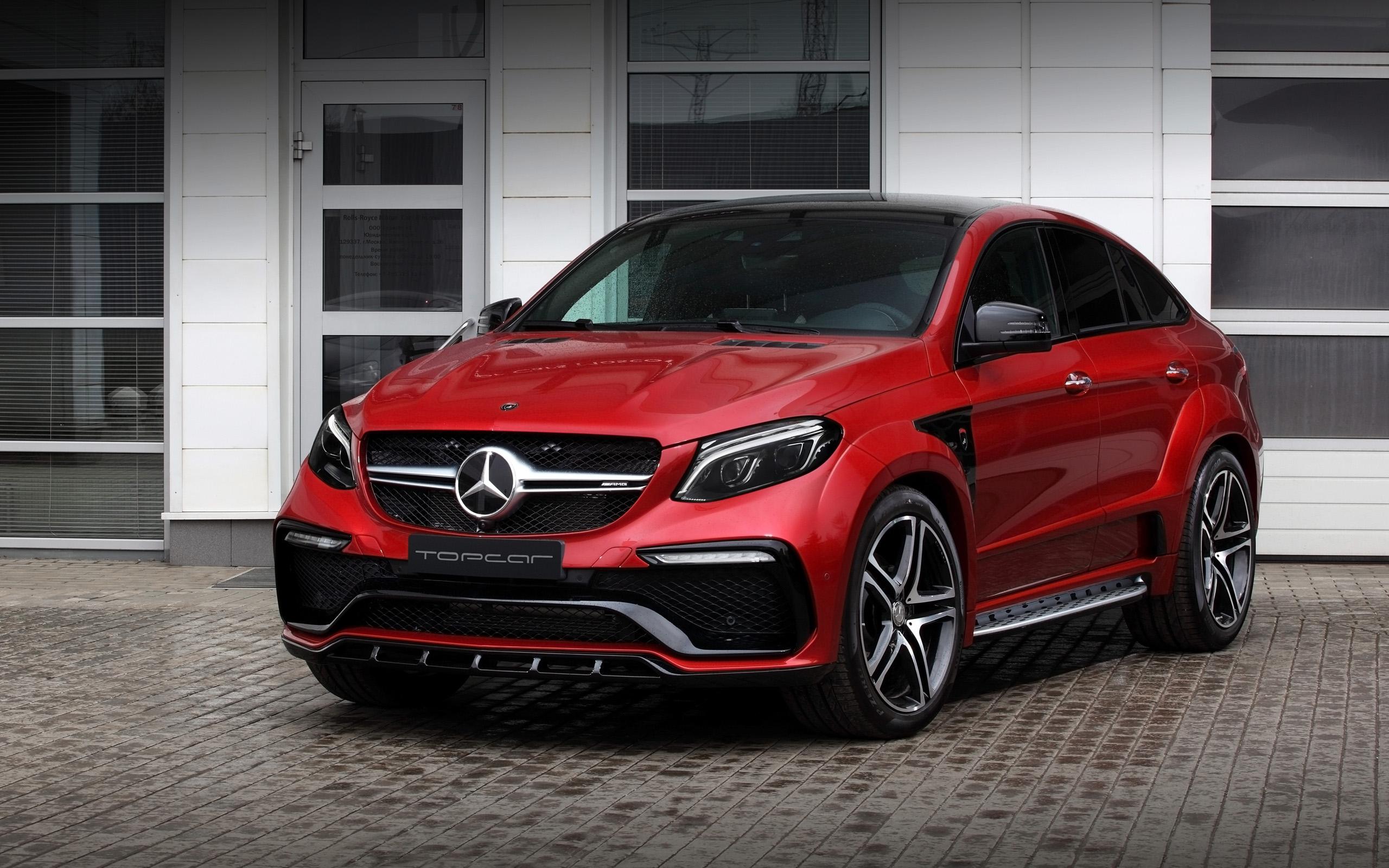 TopCar Mercedes Benz GLE Inferno Red Wallpaper. HD Car