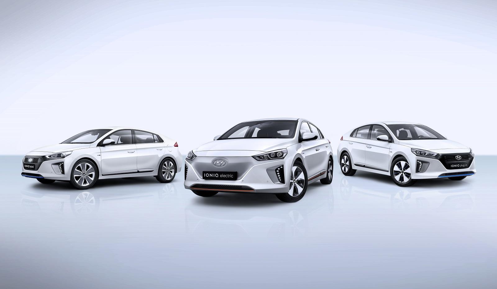 Hyundai Ioniq Electric To Join Ioniq Hybrid And Plug In Hybrid