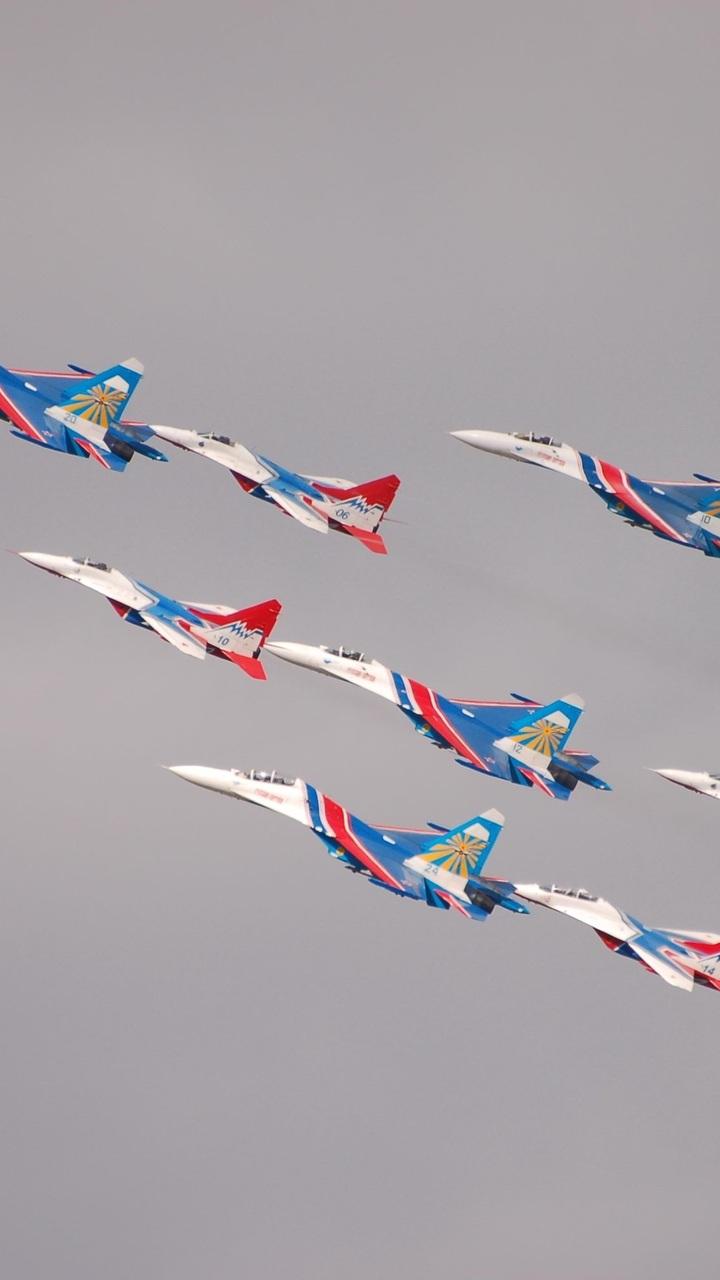 aerobatics, russian knights, su- the mig- swifts
