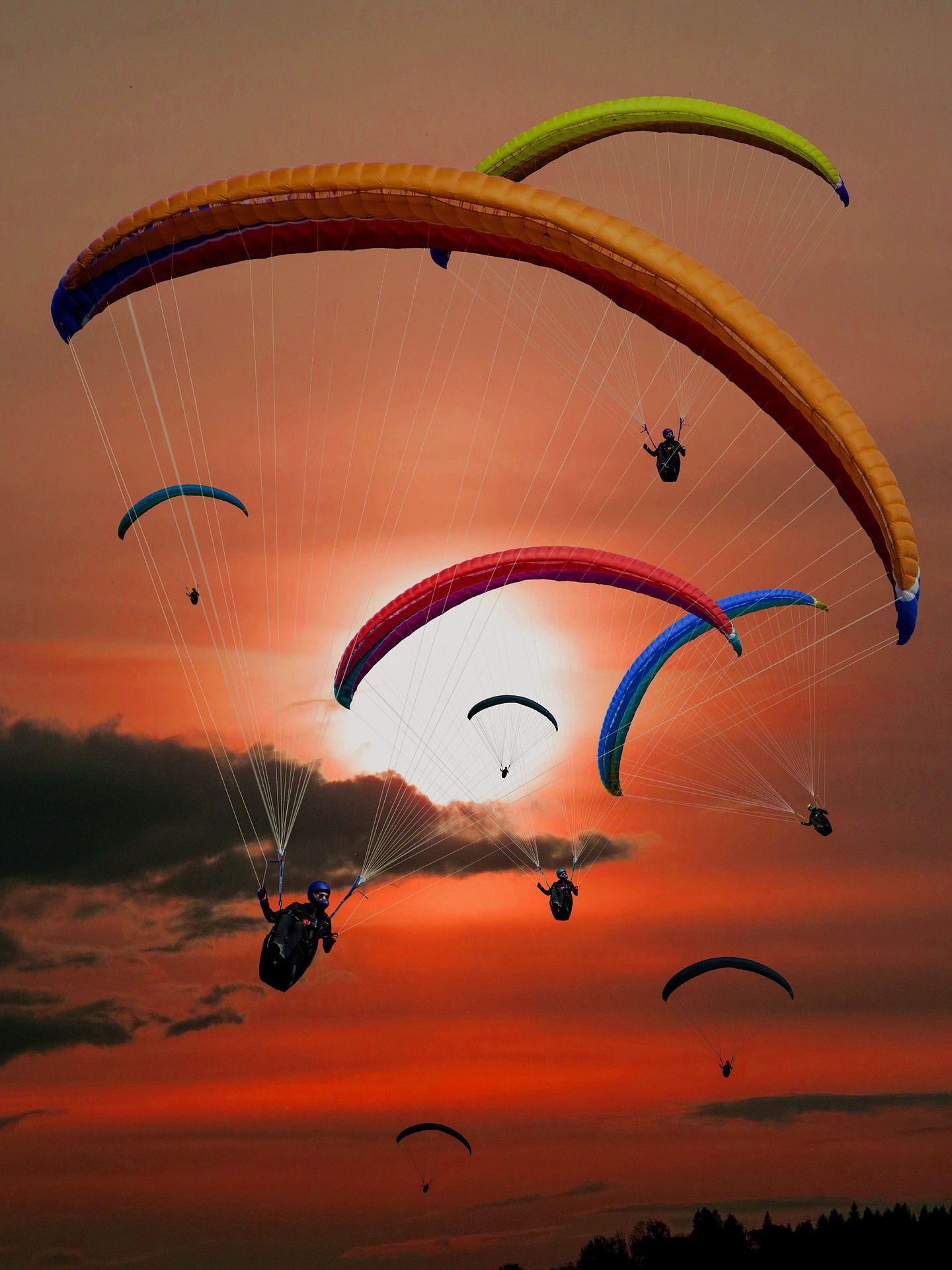 Artsy. Adventure, Skydiving, Hang gliding