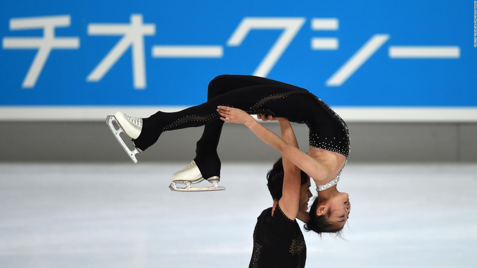 North Korean figure skaters revel in starring role on Olympic ice