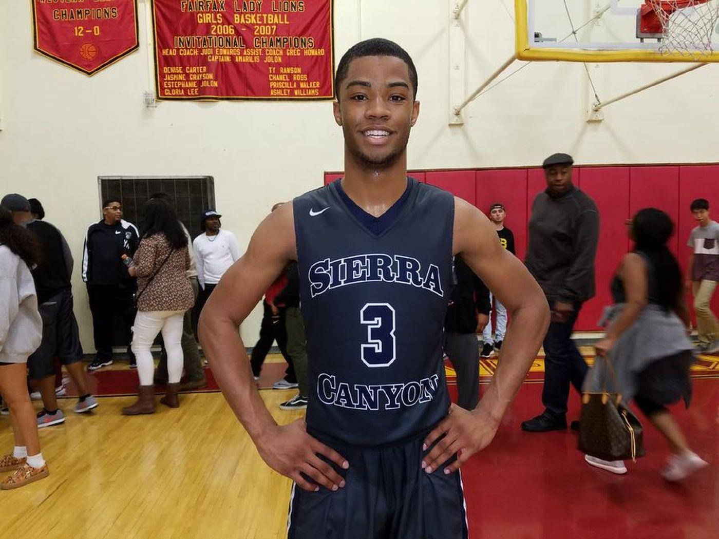 Cassius Stanley ignites Sierra Canyon in comeback win over Fairfax
