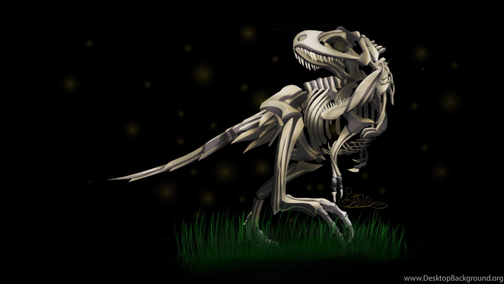 Dinosaurs Skeletons Tyrannosaurus Rex Wallpaper Desktop Background