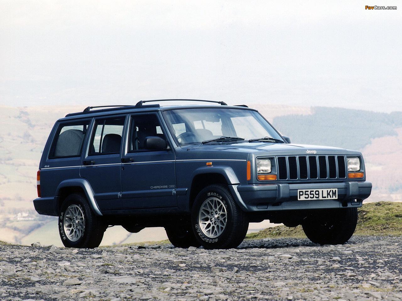 Jeep Cherokee Limited UK Spec (XJ) 1998–2001 Wallpaper