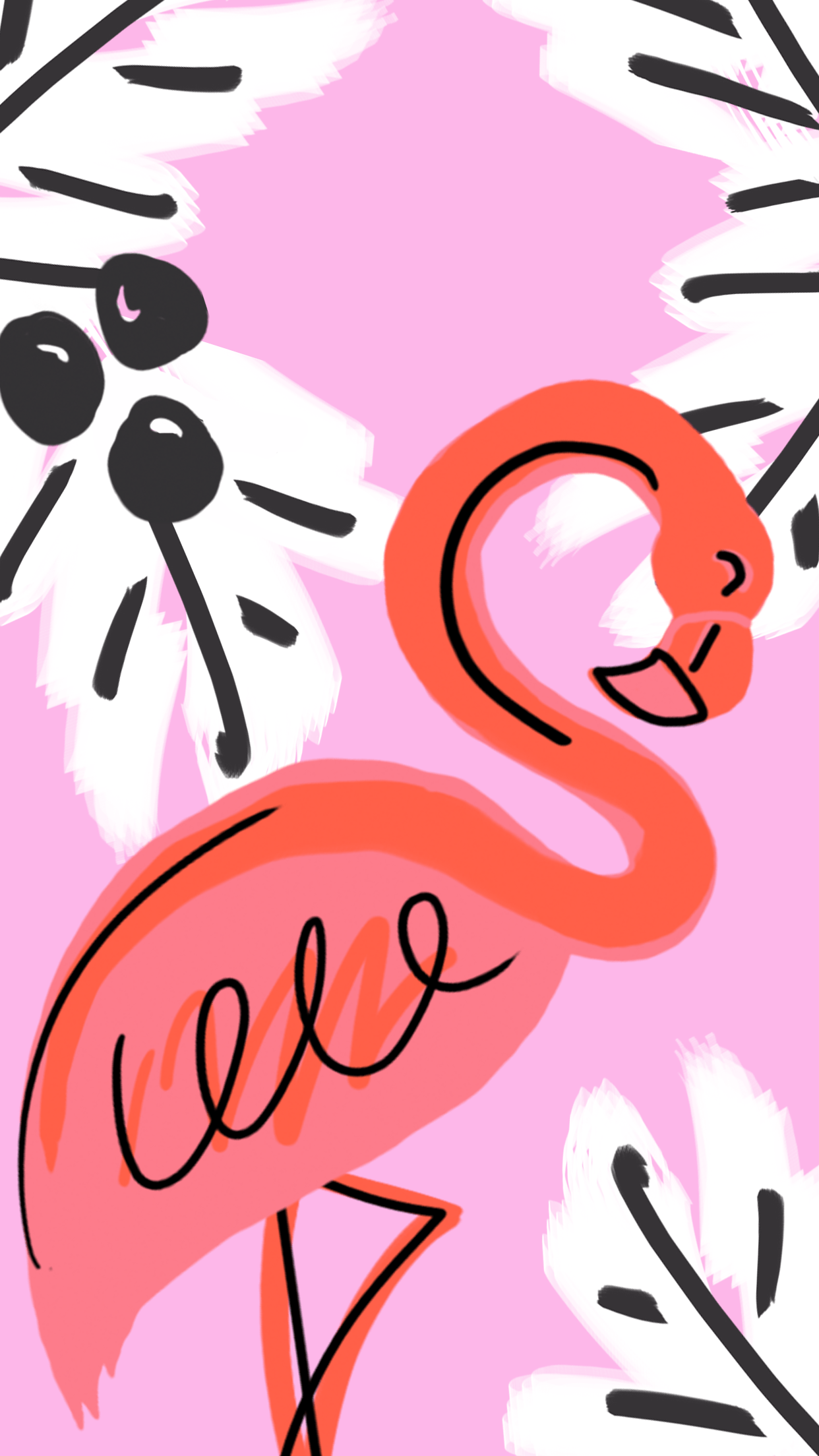 iPhone stuff. Trendy wallpaper, Flamingo
