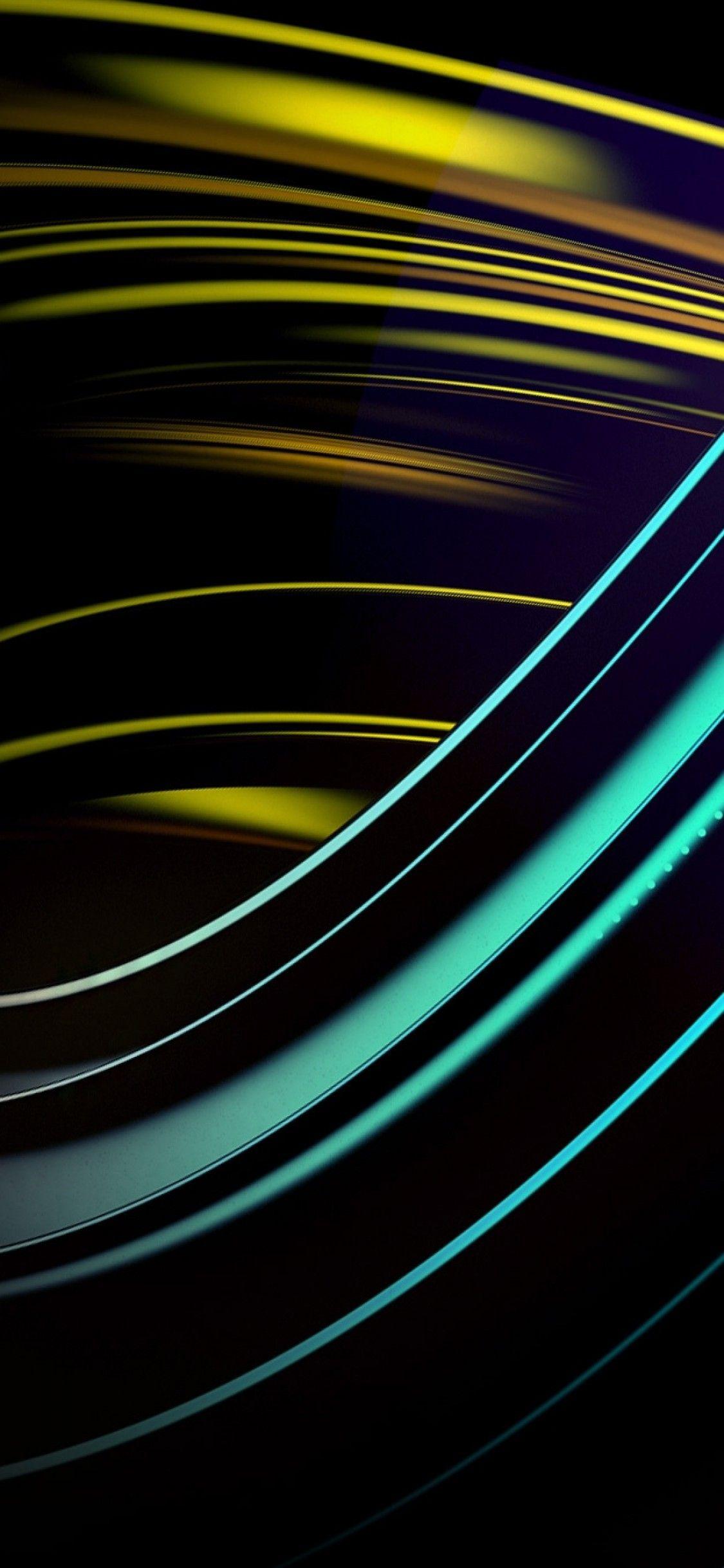 Huawei Honor Play, Lines, Waves. Striped Wallpaper. Waves
