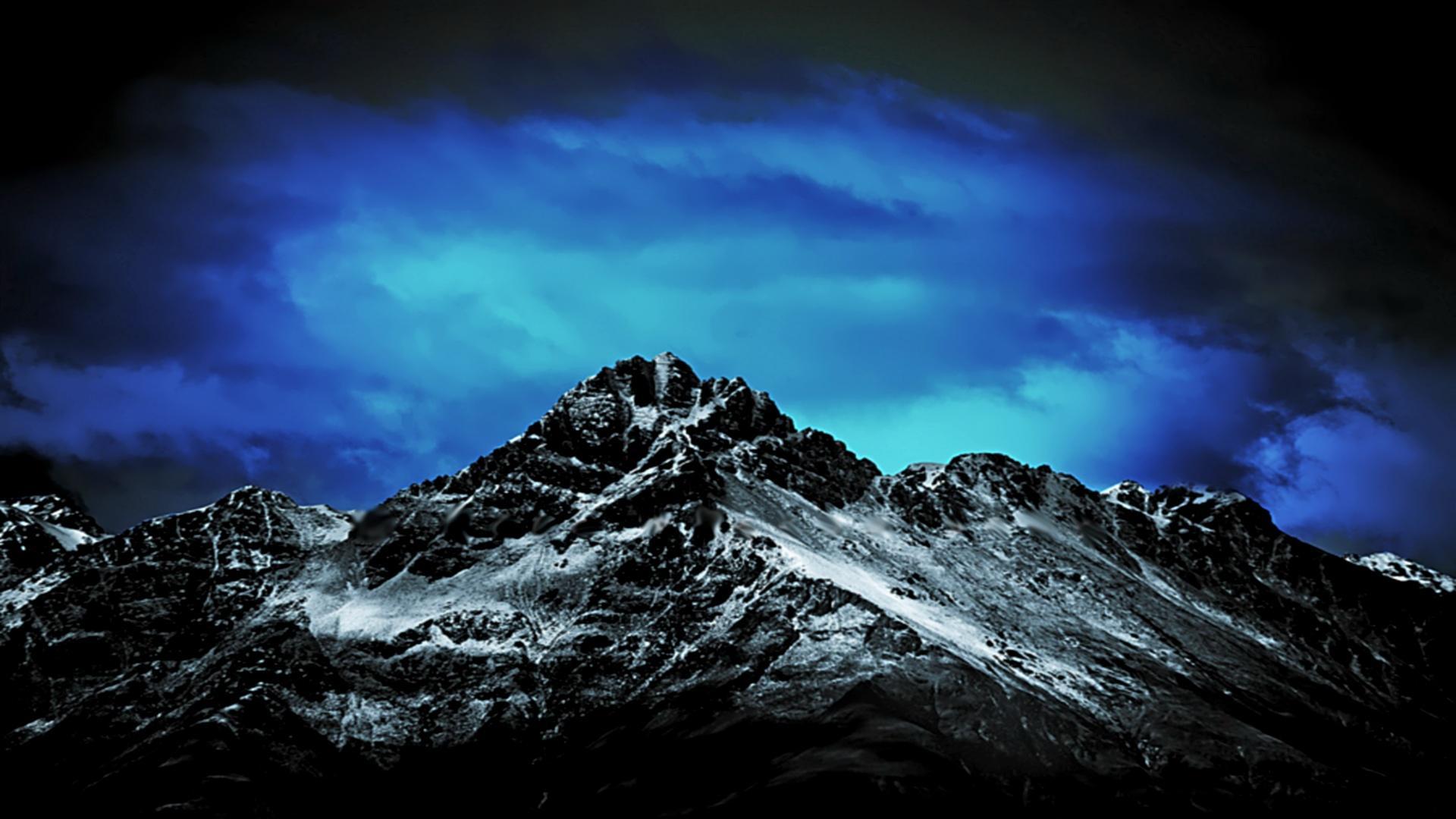 Blue Mountain Desktop Wallpaper