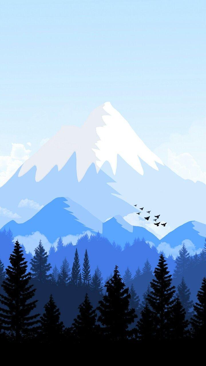 Alps Mountain Animated Forest IPhone Wallpaper. Wallpaper In 2019