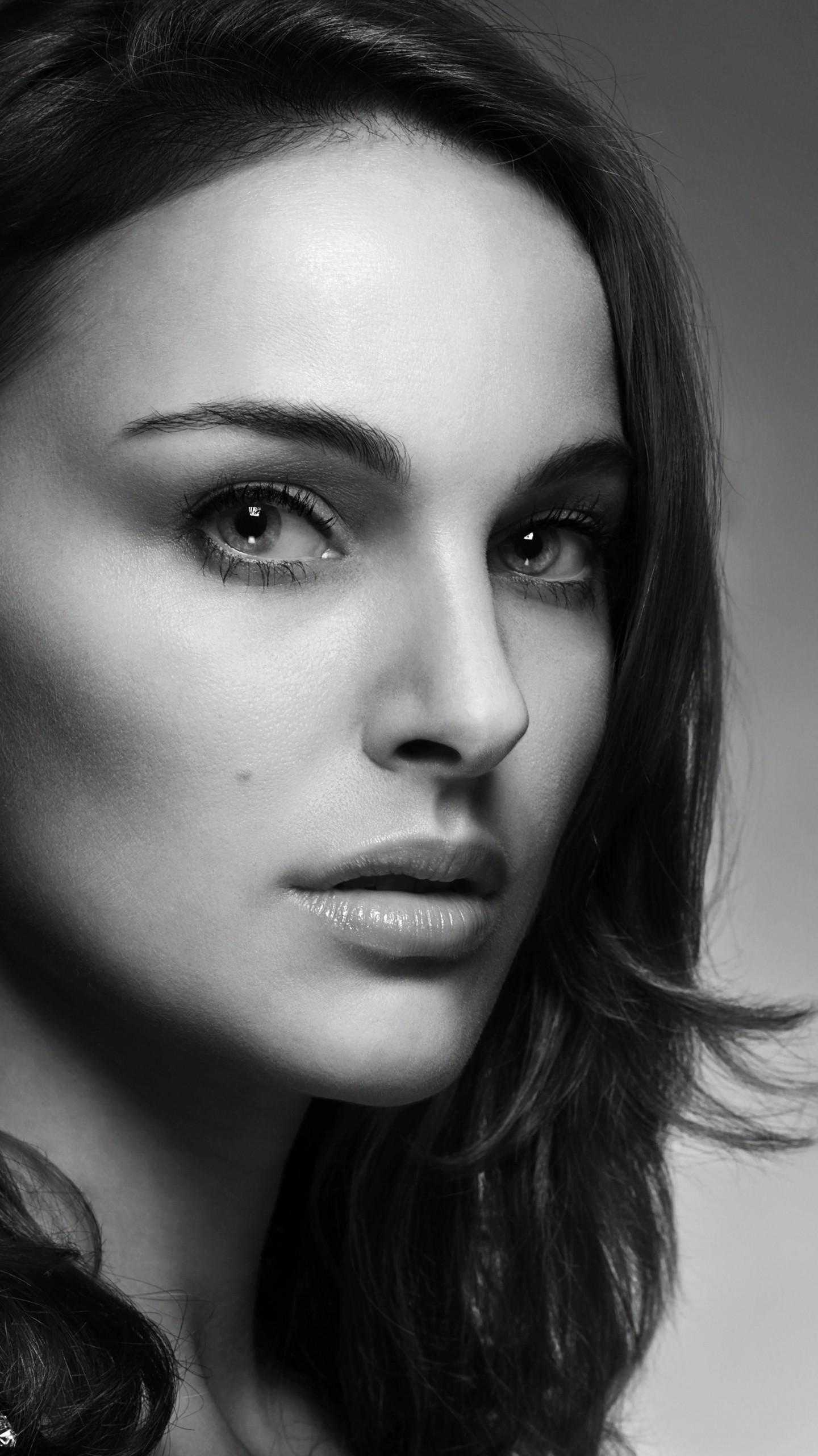 Wallpaper Natalie Portman, Monochrome, 2019, 4K, 5K, Celebrities