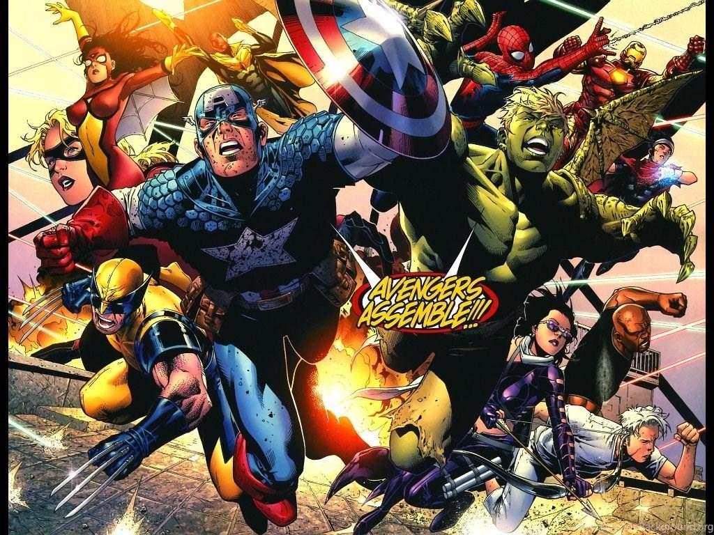 Download Avengers Comics Wallpaper 1024x768 Desktop Background
