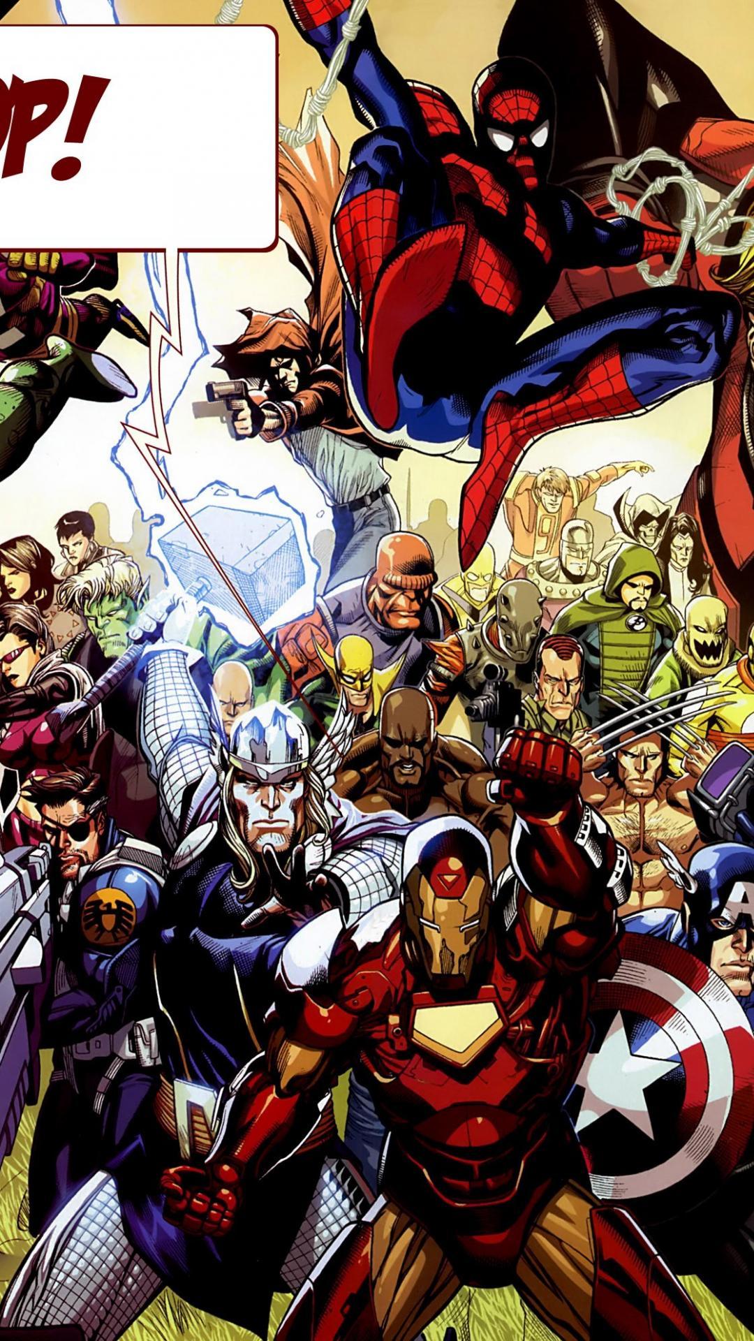 Avengers comics marvel the superheroes Wallpaper