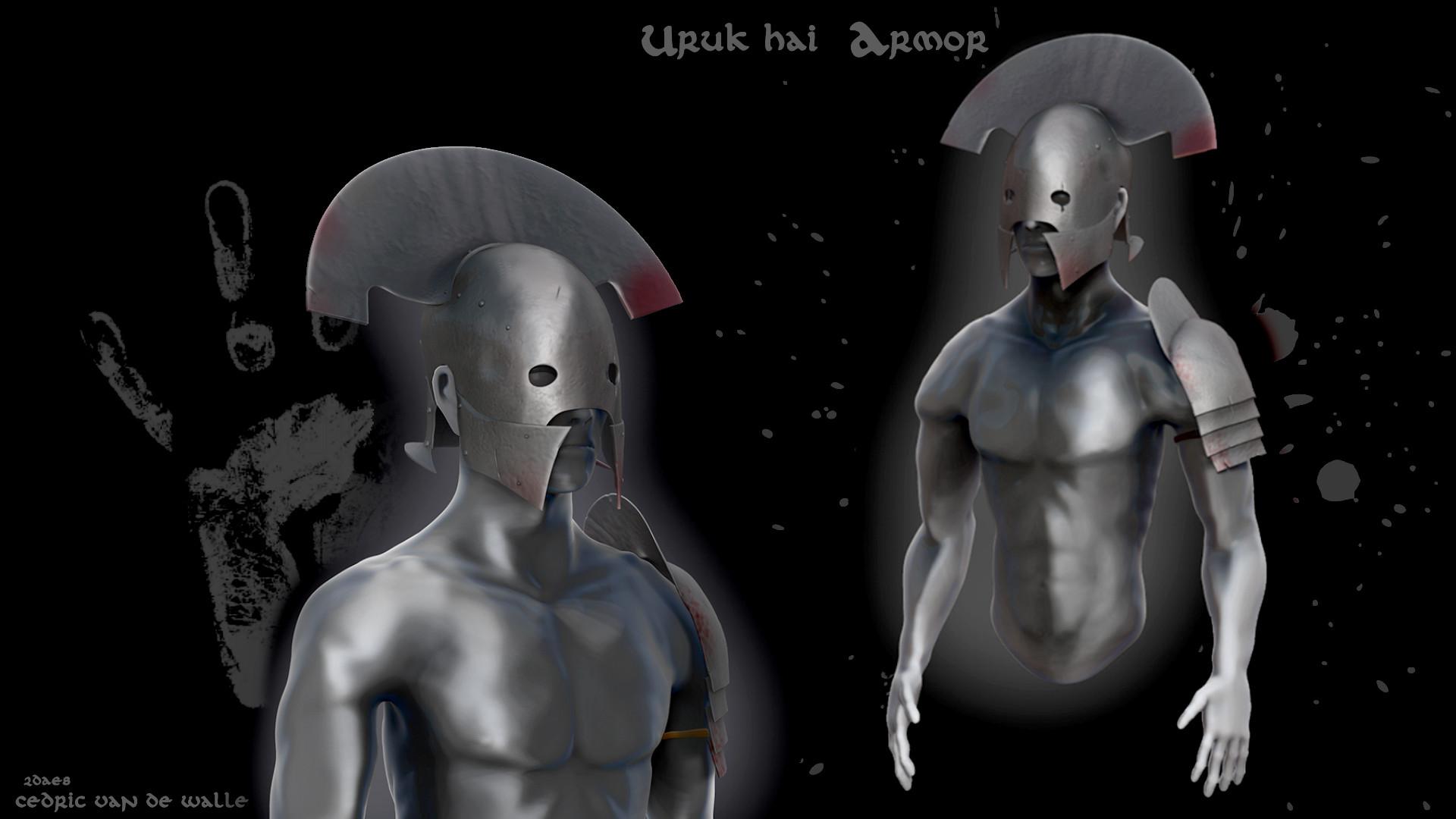 Uruk Hai Armor Study, Cedric Van De Walle