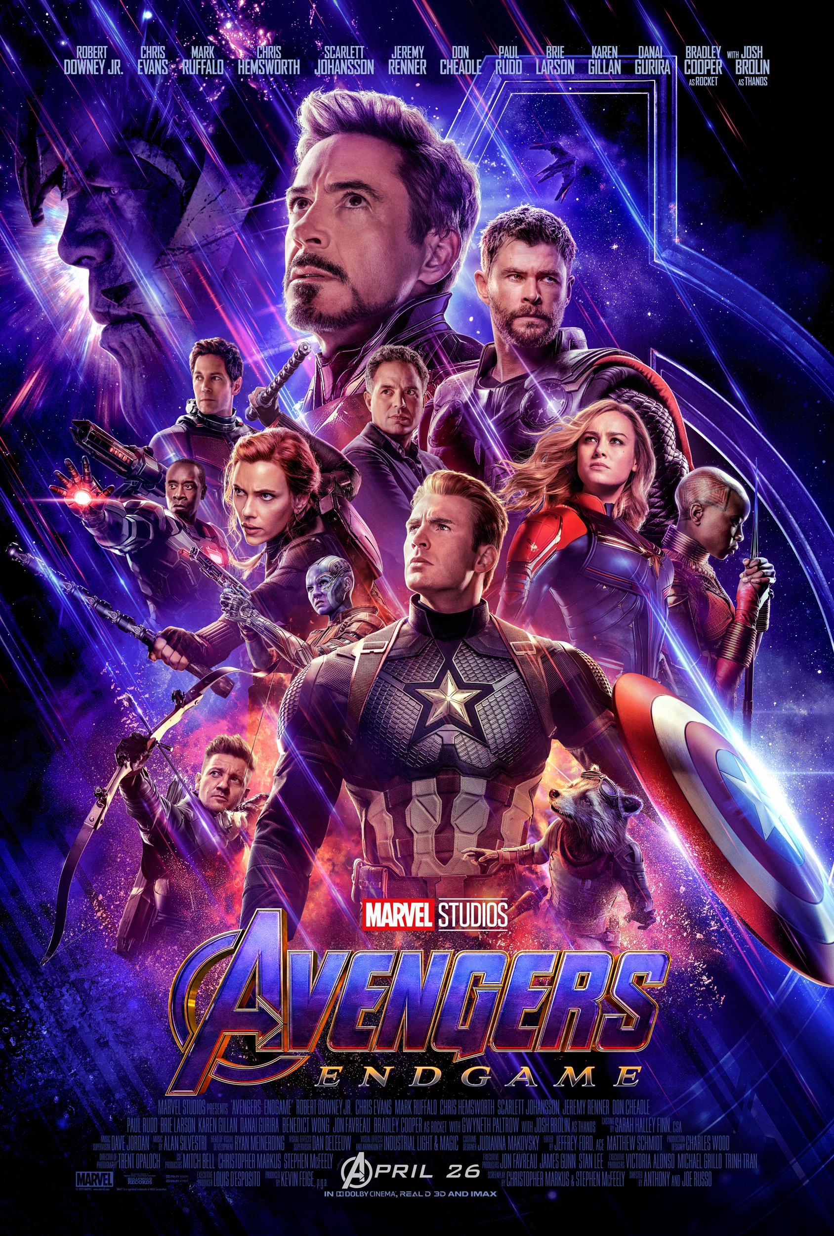 Avengers: Endgame. Marvel Cinematic Universe