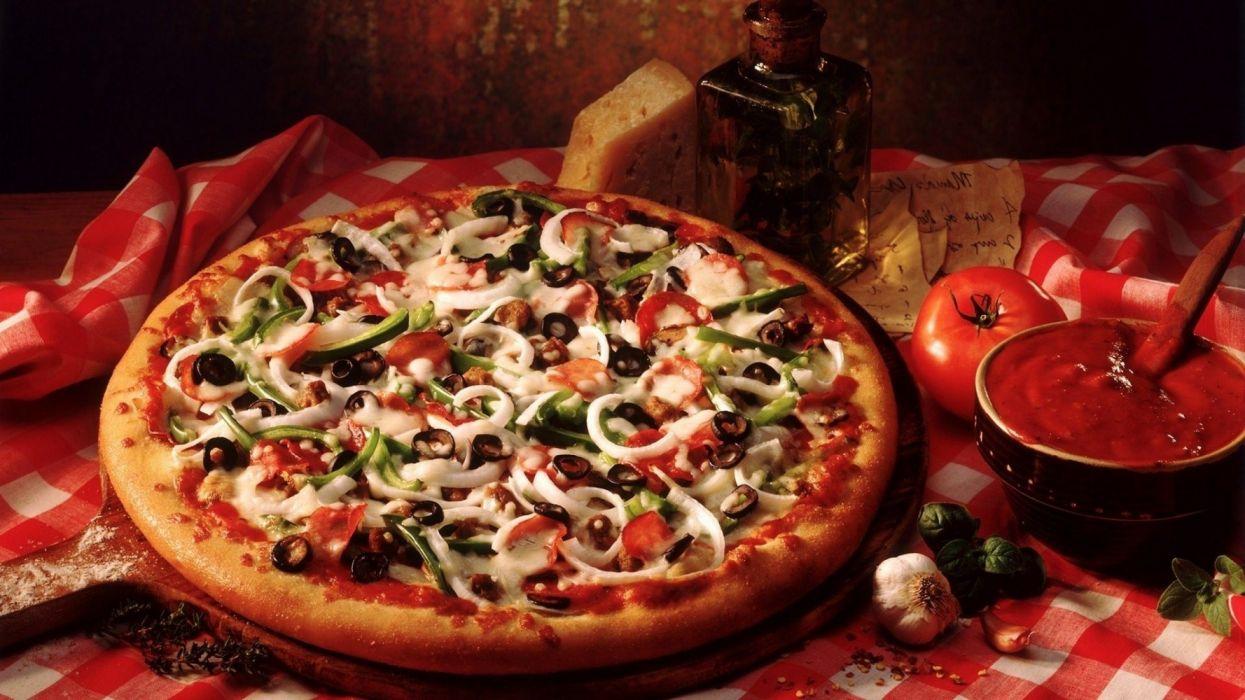Italian food pizza ingredientes wallpaperx1080