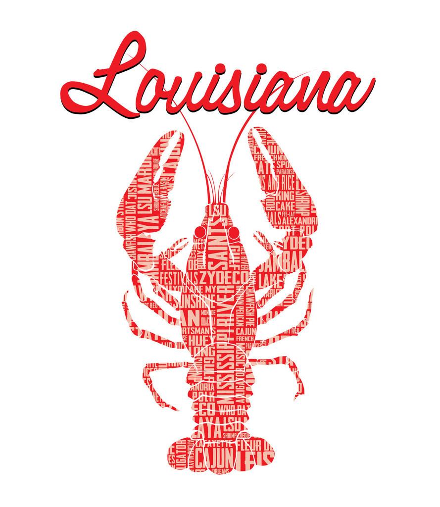 Louisiana Crawfish T Shirt's. KillerDye, T Shirt Art