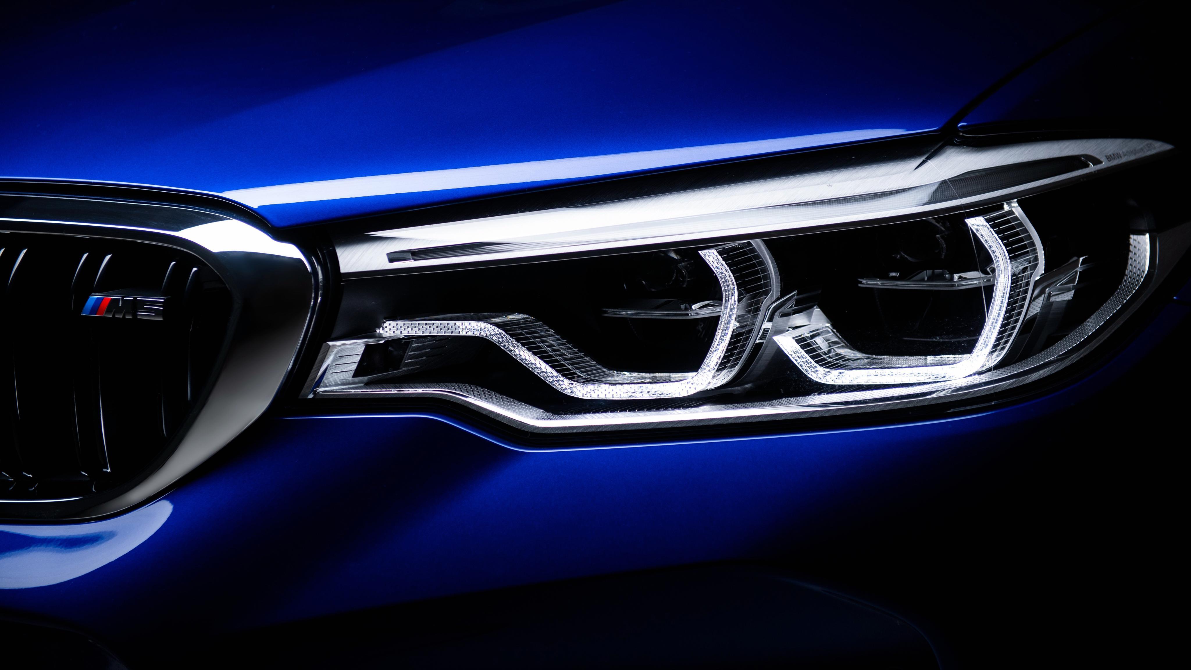 BMW M5 Headlights Wallpaper. HD Car Wallpaper