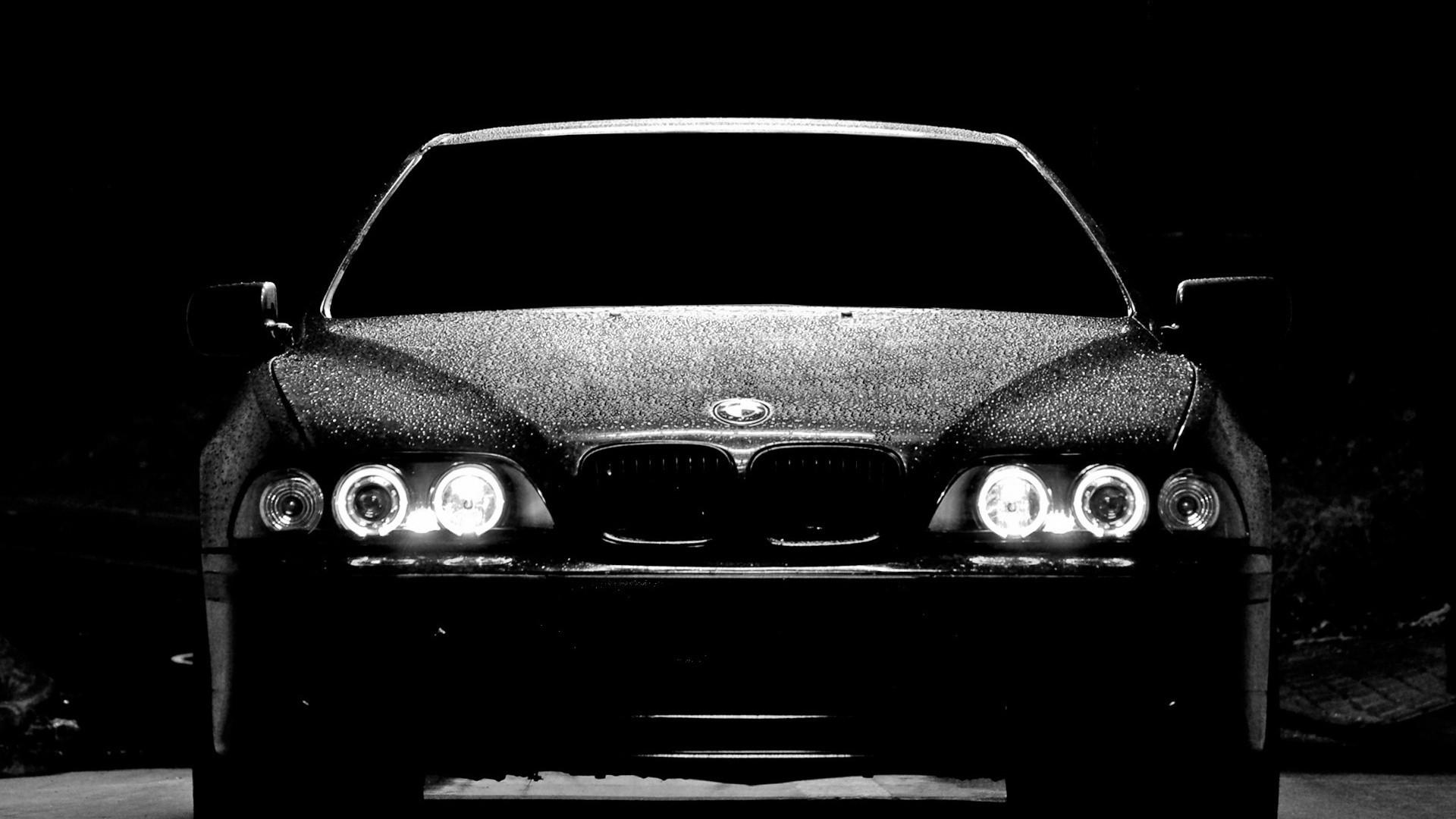Cars bmw m5 black headlights wallpaper. PC