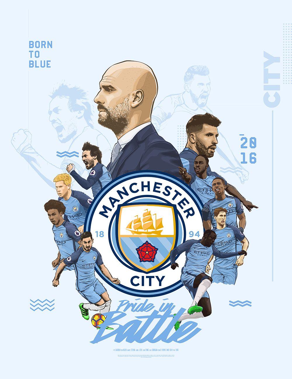 Manchester City Poster. Việt Nam. Manchester City