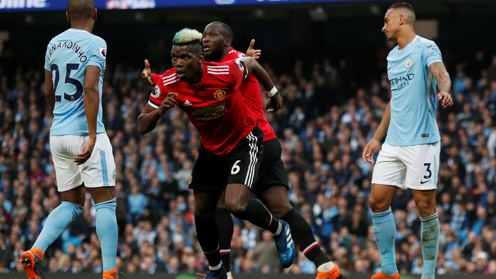 Paul Pogba inspires Man Utd comeback for the ages to restore derby