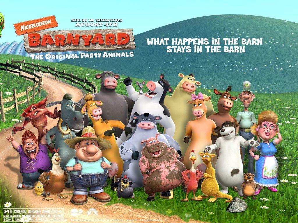 Barnyard character poster by JAMNetwork. Back at the Barnyard