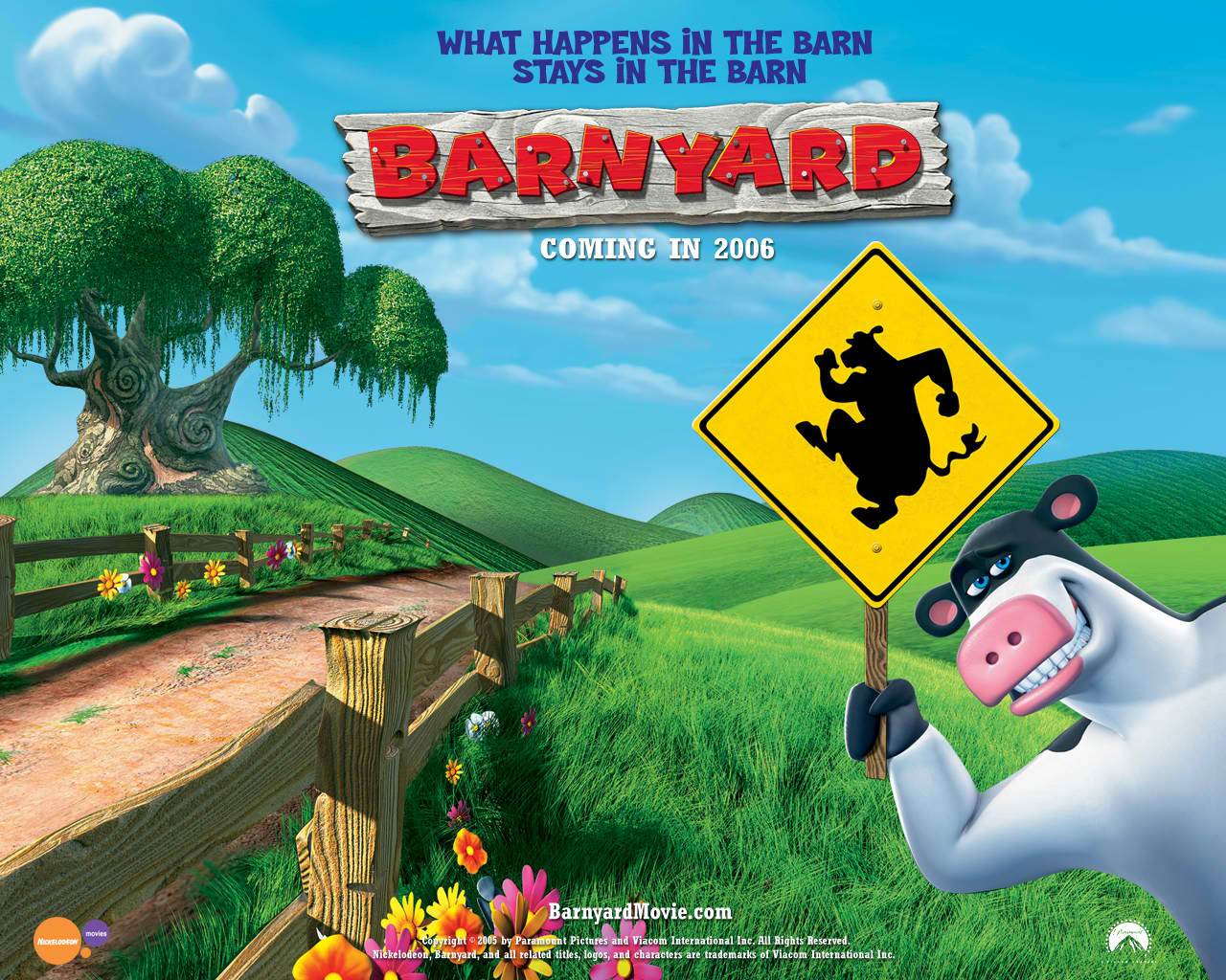 Free Wallpaper Download: Barnyard Movie Wallpaper