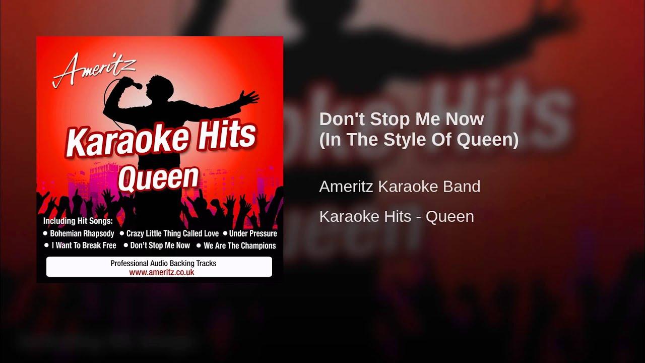 Don't Stop Me Now (In The Style Of Queen)