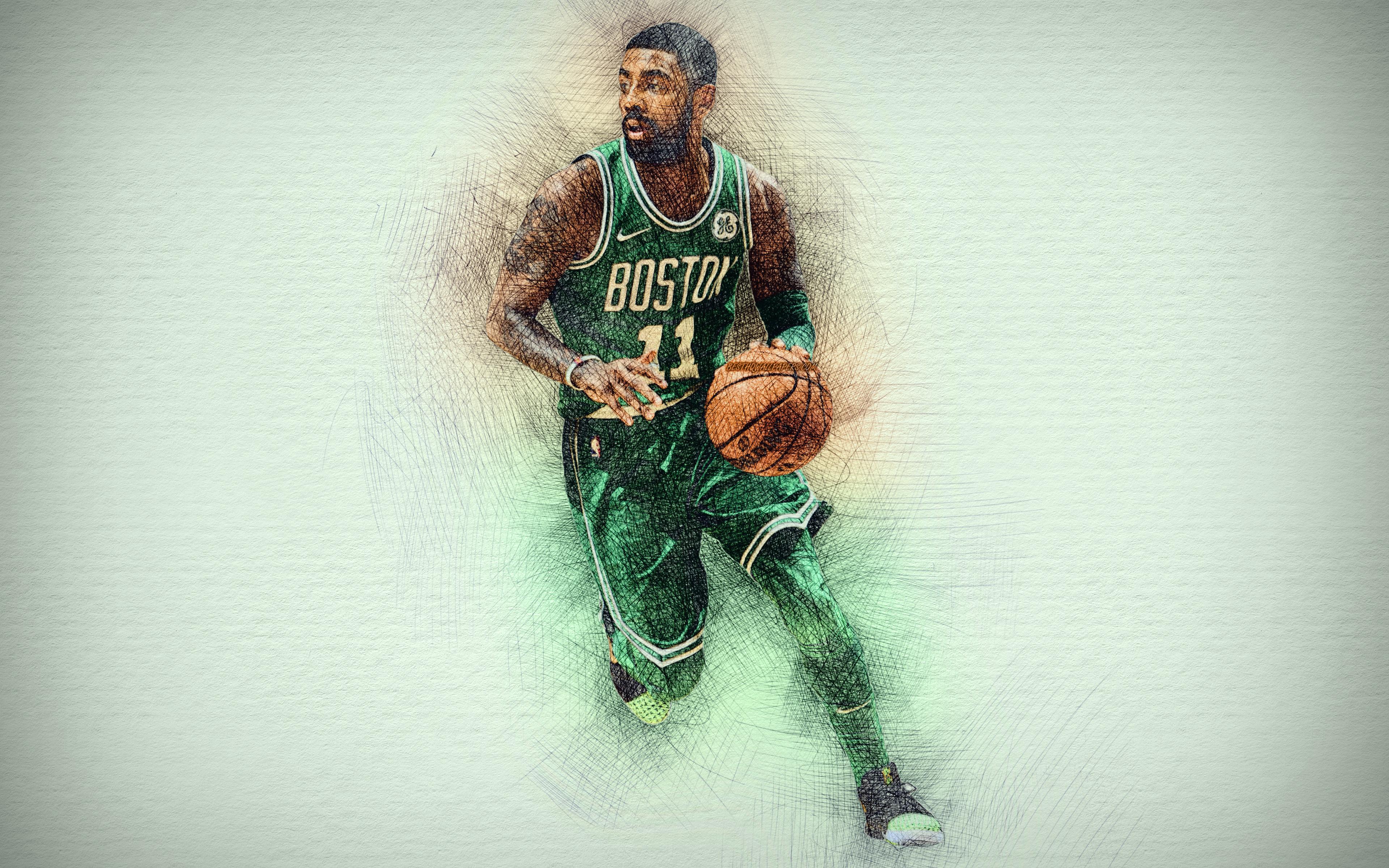 Kyrie Andrew Irving 4k Ultra HD Wallpaper. Background Image