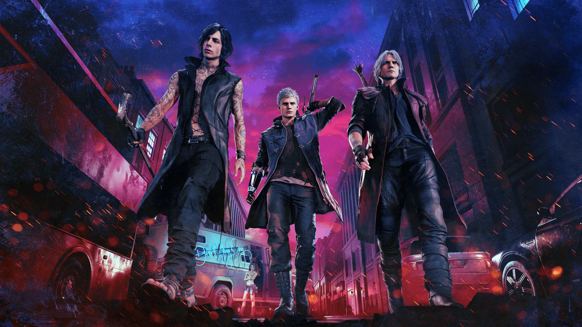 Devil May Cry 5 Edition Key Art HD Wallpaper. Background